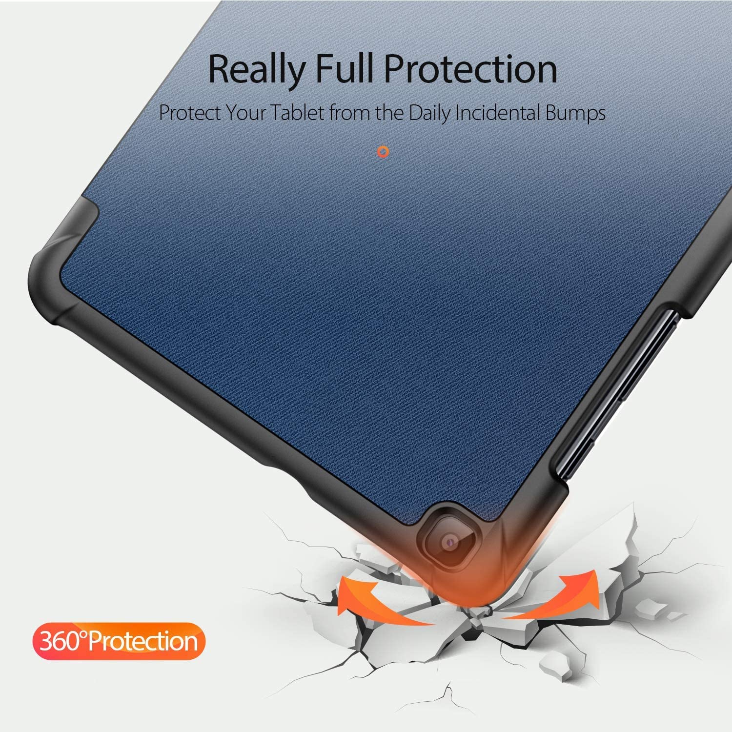 Samsung Galaxy Tab A 8.0 2019 Case T290 / T295, DUX DUCIS Slim Magnetic Trifold Stand Cover for Samsung Galaxy Tab A 8.0 inc