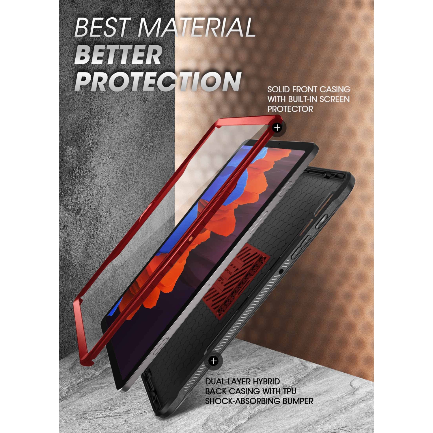 SUPCASE Unicorn Beetle Pro Series Case for Samsung Galaxy Tab S8 Ultra, with Built-in Screen Protector & S Pen Holder