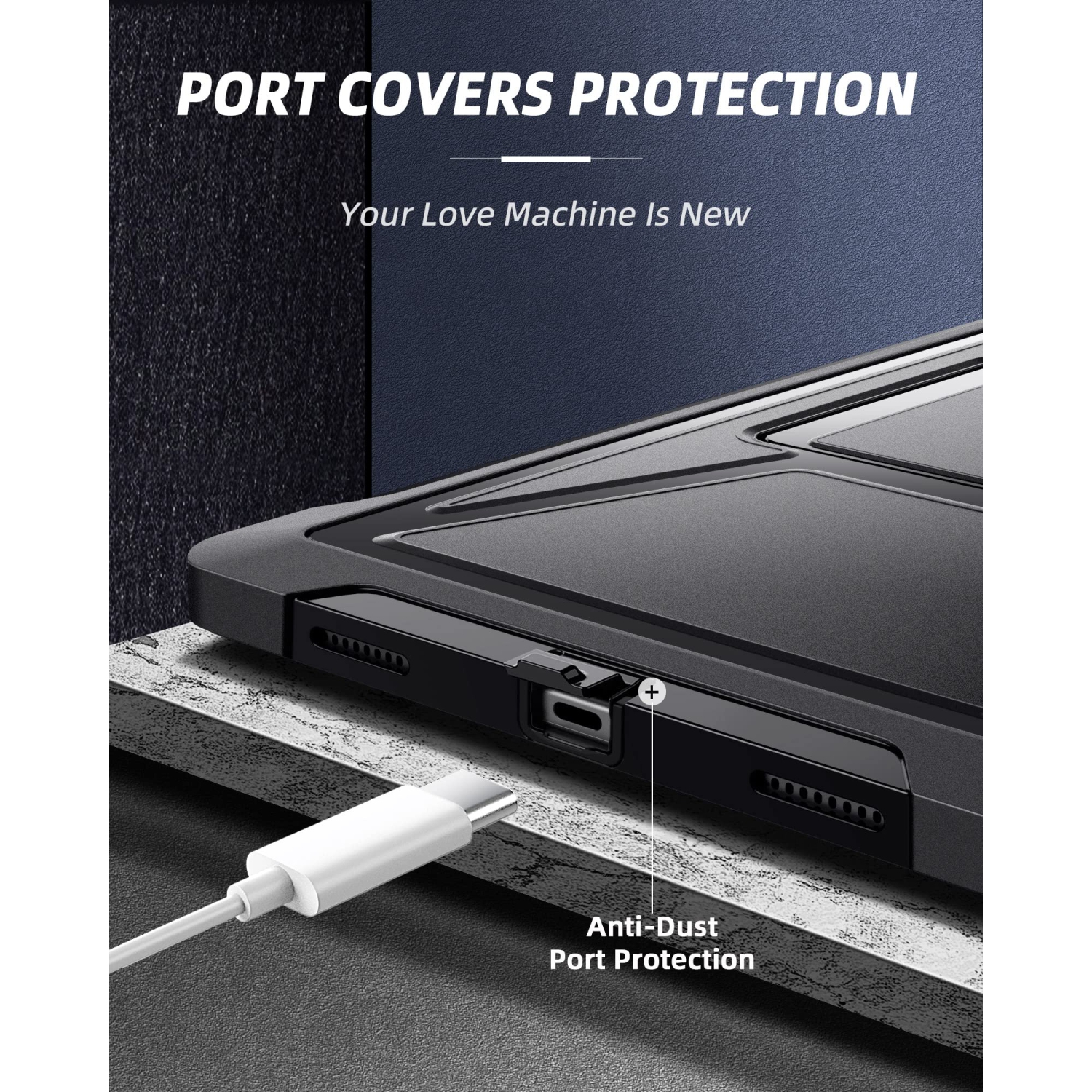 ZtotopCases for Samsung Galaxy Tab A8 Case 10.5 Inch 2022, Built-in Screen Protector, Full Protection Shockproof Cover with