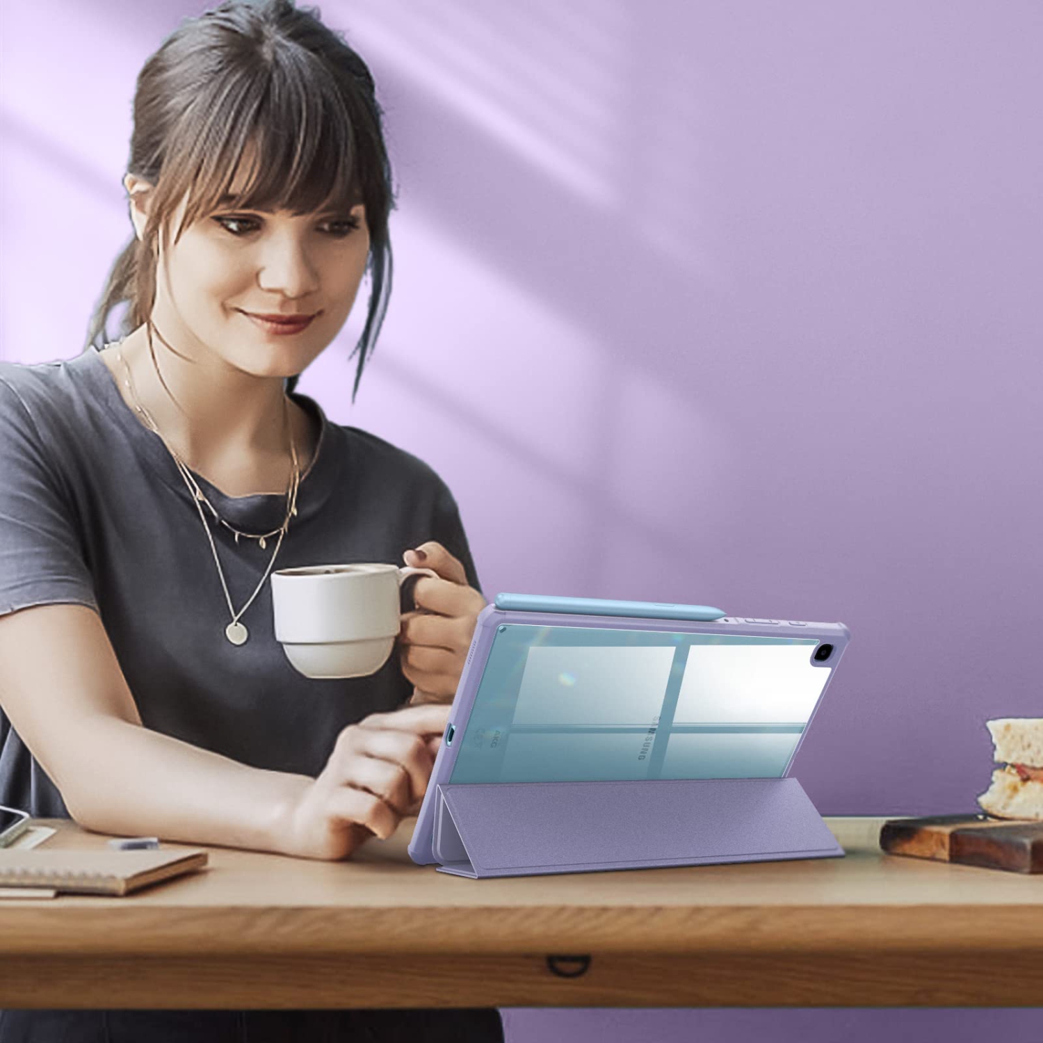 Fintie Hybrid Slim Case for Samsung Galaxy Tab S6 Lite 10.4 inch 2022/2020 Model with S Pen Holder,