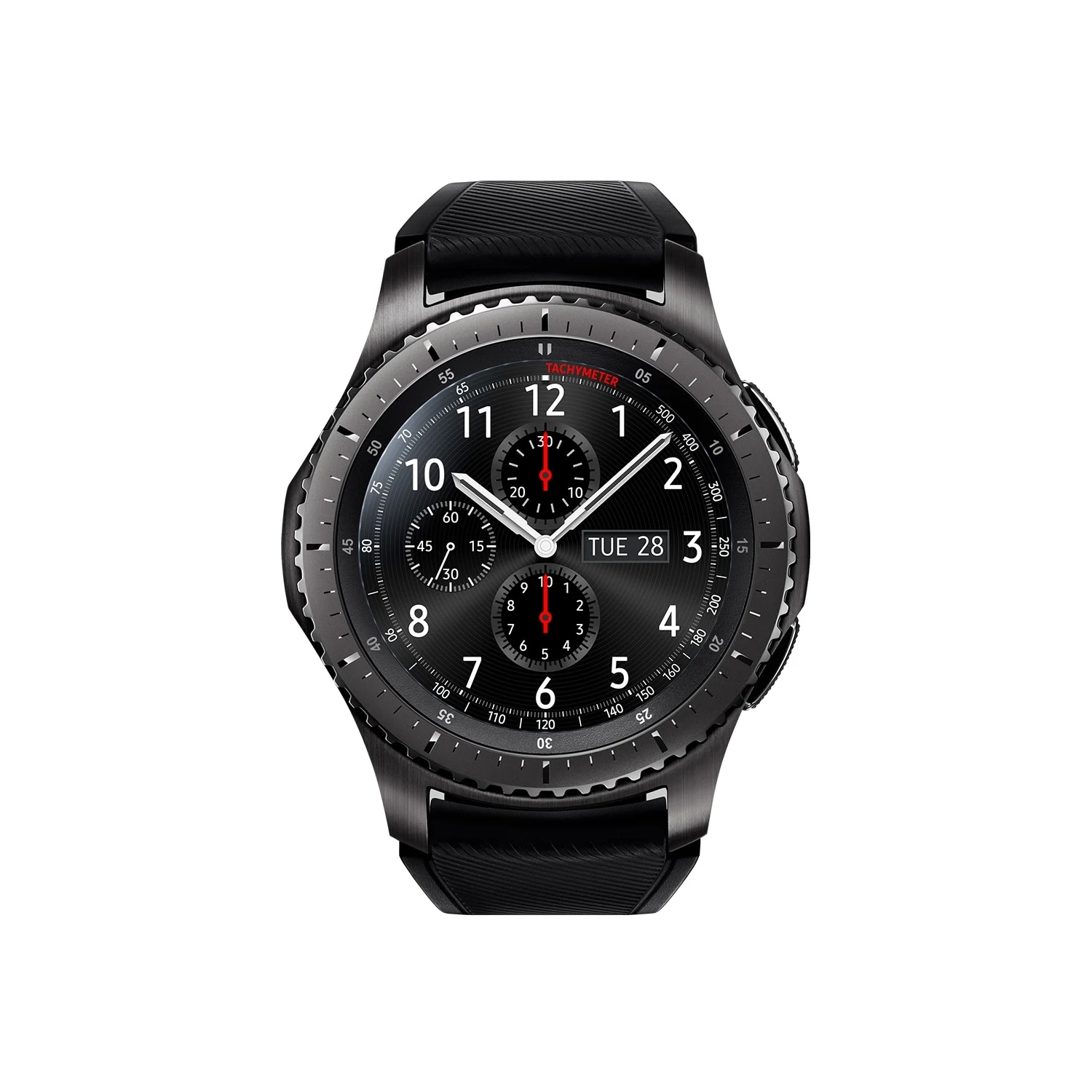 Samsung Galaxy Gear S3 Frontier SM-R760 Smartwatch, International Version Black Open Box