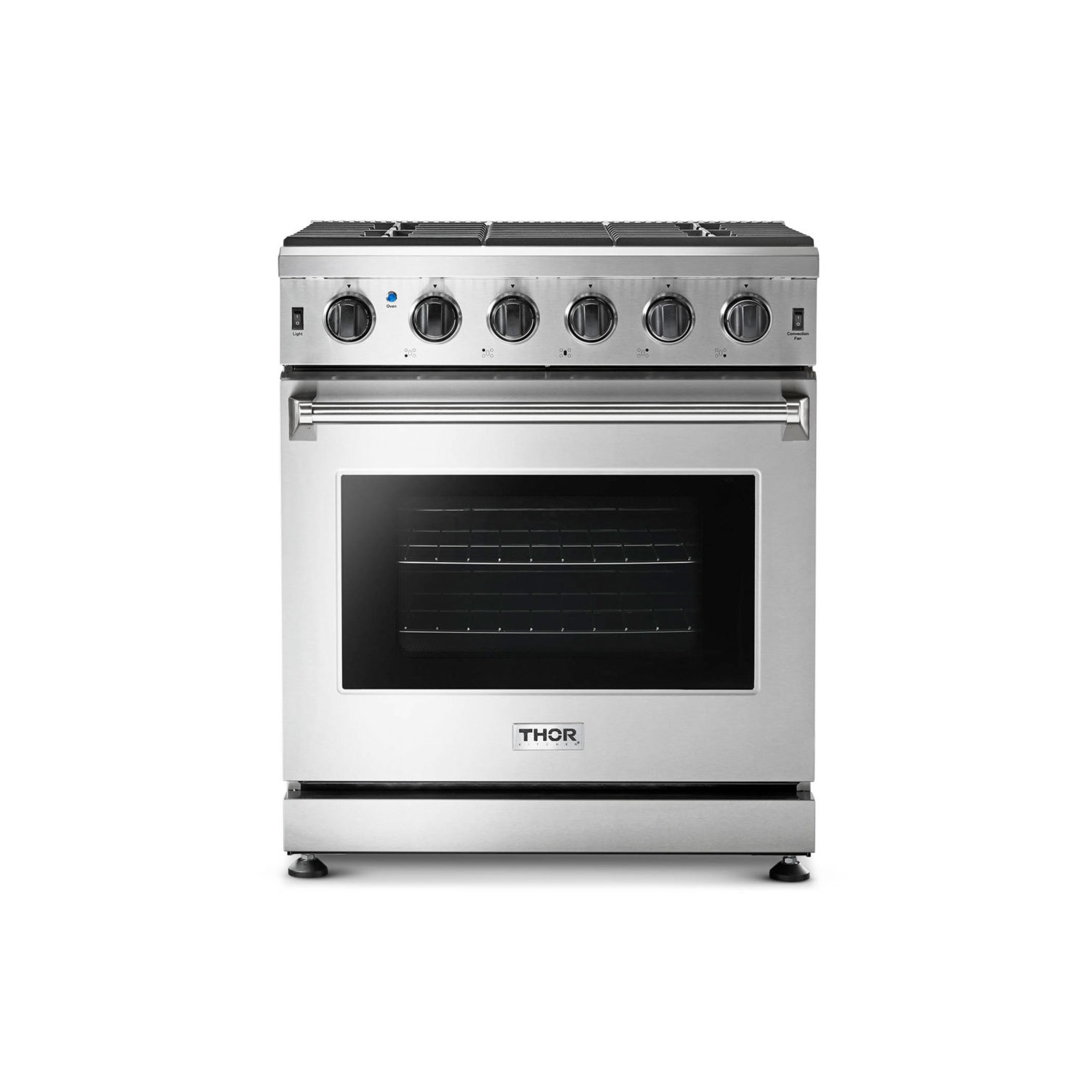 Thor Kitchen 30 Inch Gas Range in Stainless Steel-LRG3001U