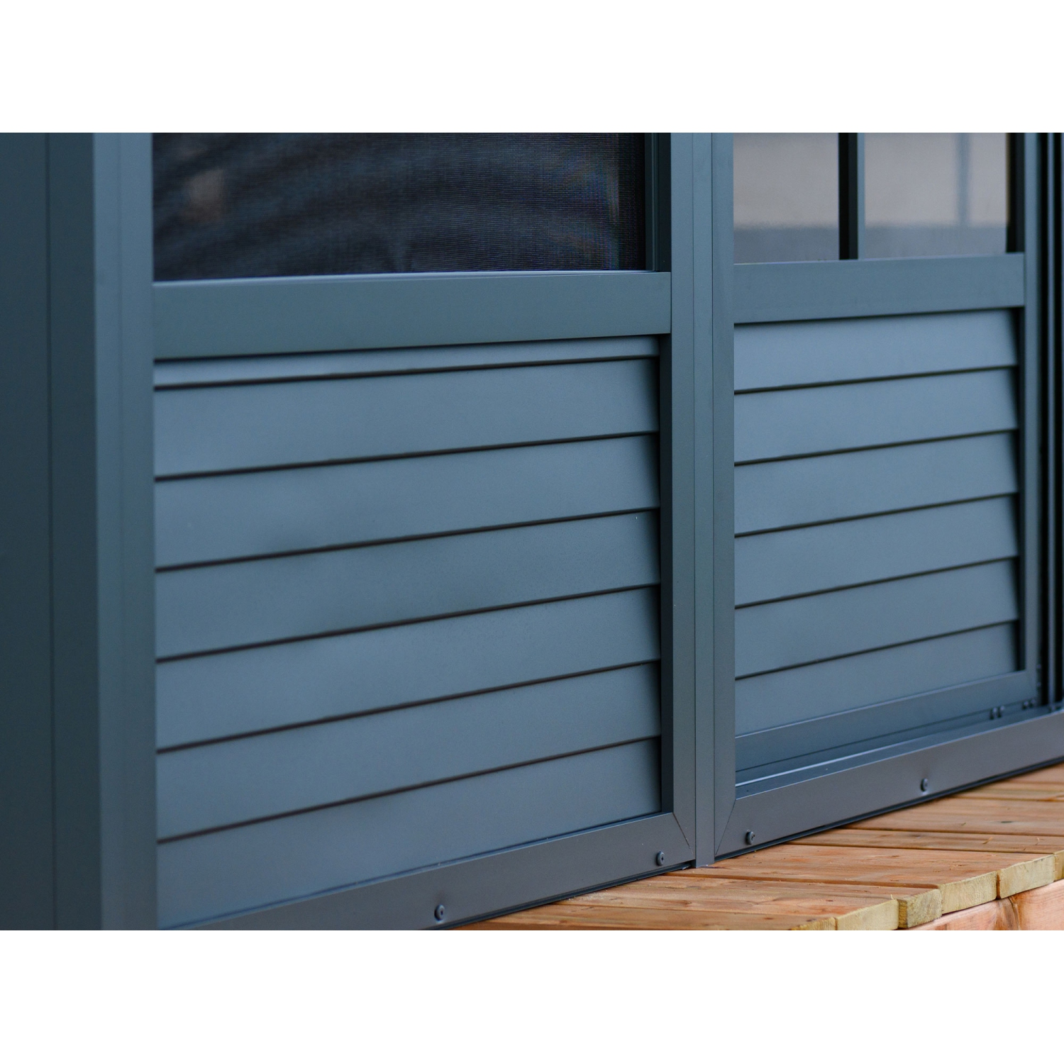 Florence Add-A-Room avec toit en polycarbonate, 10 pi X 12 pi En ardoise