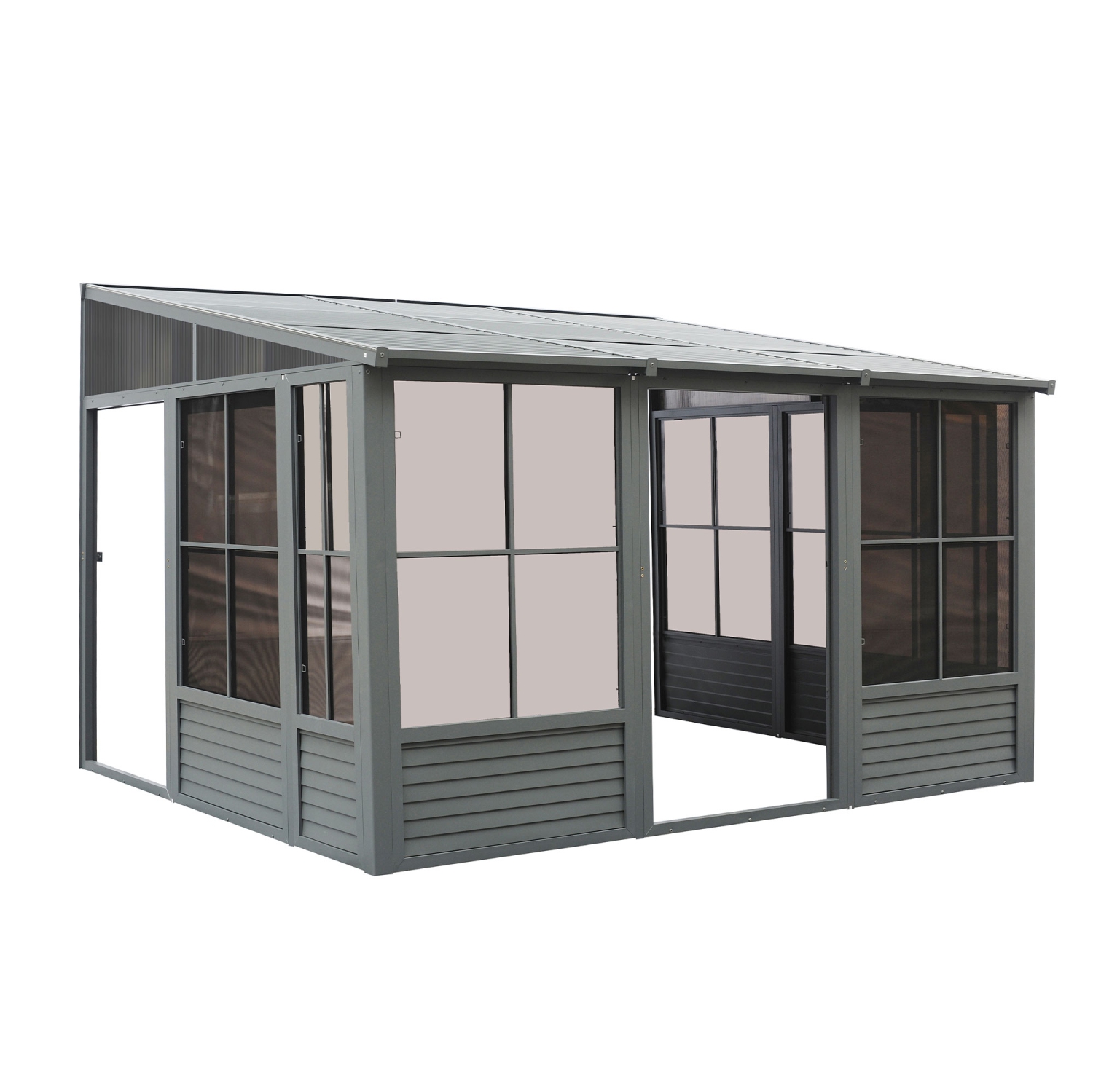 Florence Add-A-Room with Metal Roof 8 Ft. x 16 Ft. in Slate
