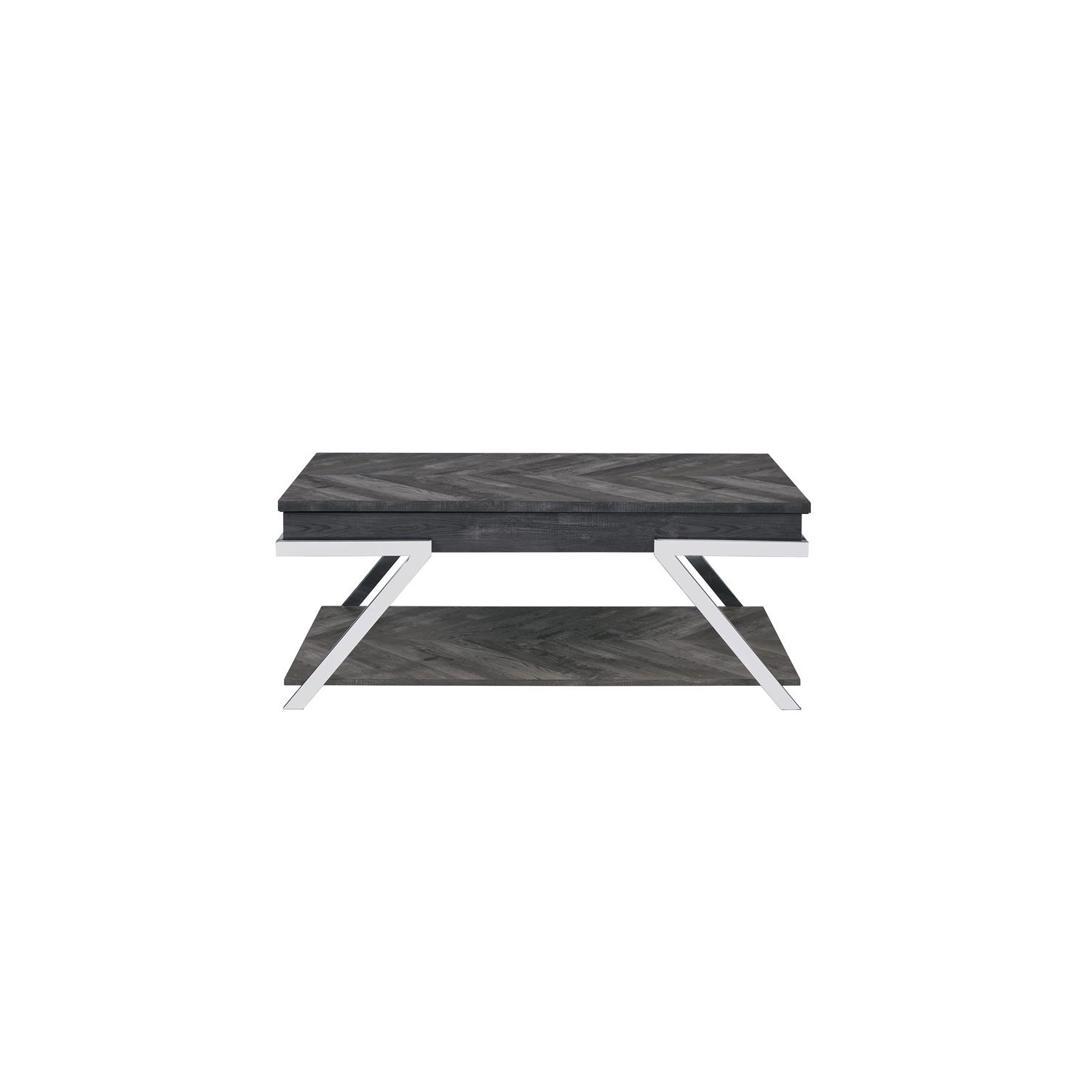 Steve Silver Roma Dark Gray Lift-Top Wood and Laminate Cocktail Table