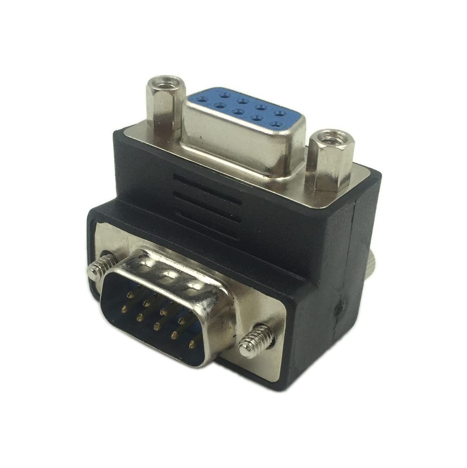 Coupleur adaptateur convertisseur câble rallonge mâle à femelle DB9 90 degrés 9