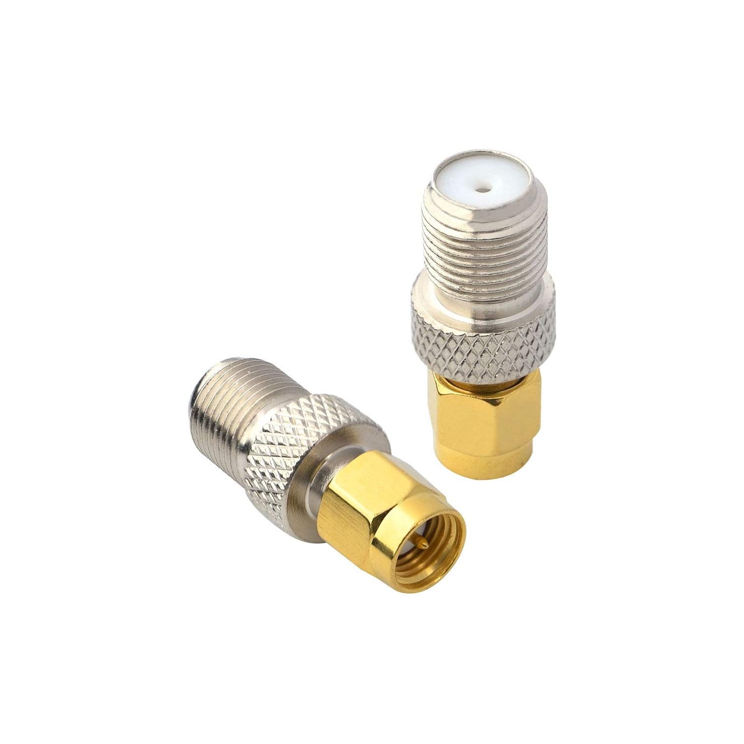 Connecteur de câble coaxial SMA à F Adaptateur coaxial SMA connecteur SMA mâle à femelle pour périphériques d’antenne LAN/LMR sans fil/Câble coaxial