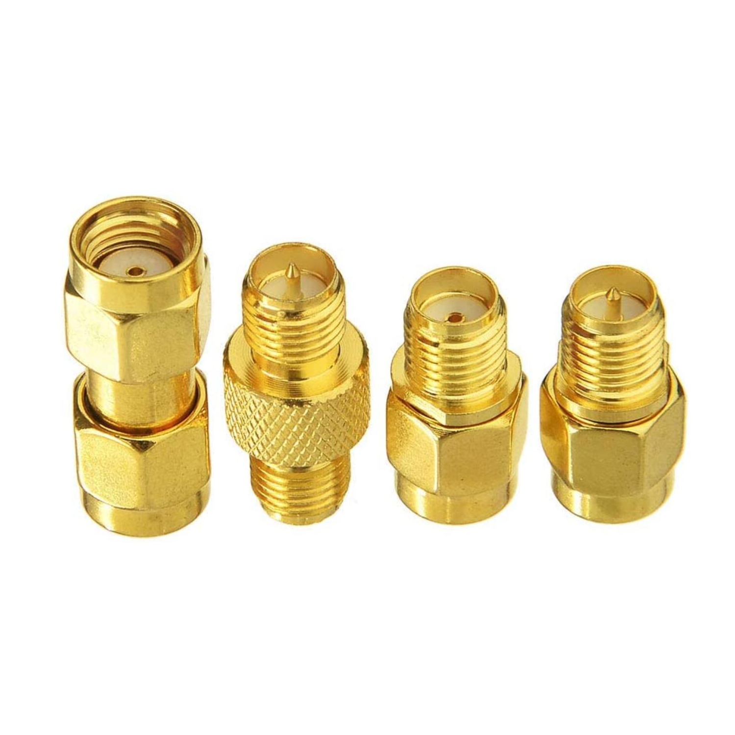 SMA Female/Male to RP-SMA Female/Male RF Coaxial Coax Adapter Connector Kit