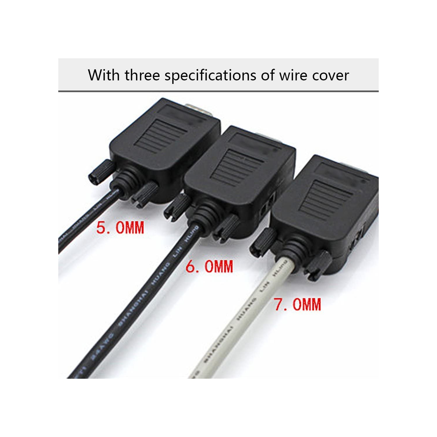 DB9 Breakout Connector to Wiring Terminal RS232 D-SUB Male Serial Adapters Port Breakout Board Solder-Free Module with case