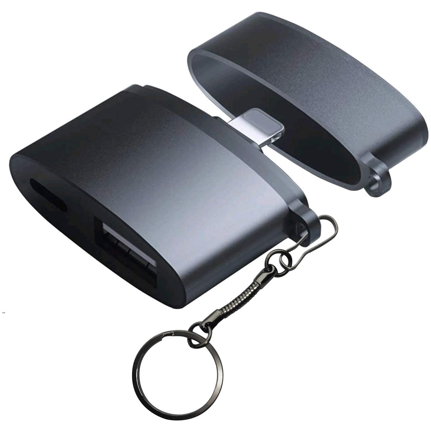 USB Camera Adapter,USB 3.0 Female OTG Adapter Compatible with Phone/Pad,Portable USB Adapter for Phone with Charging Port,Support Connect Camera,Card