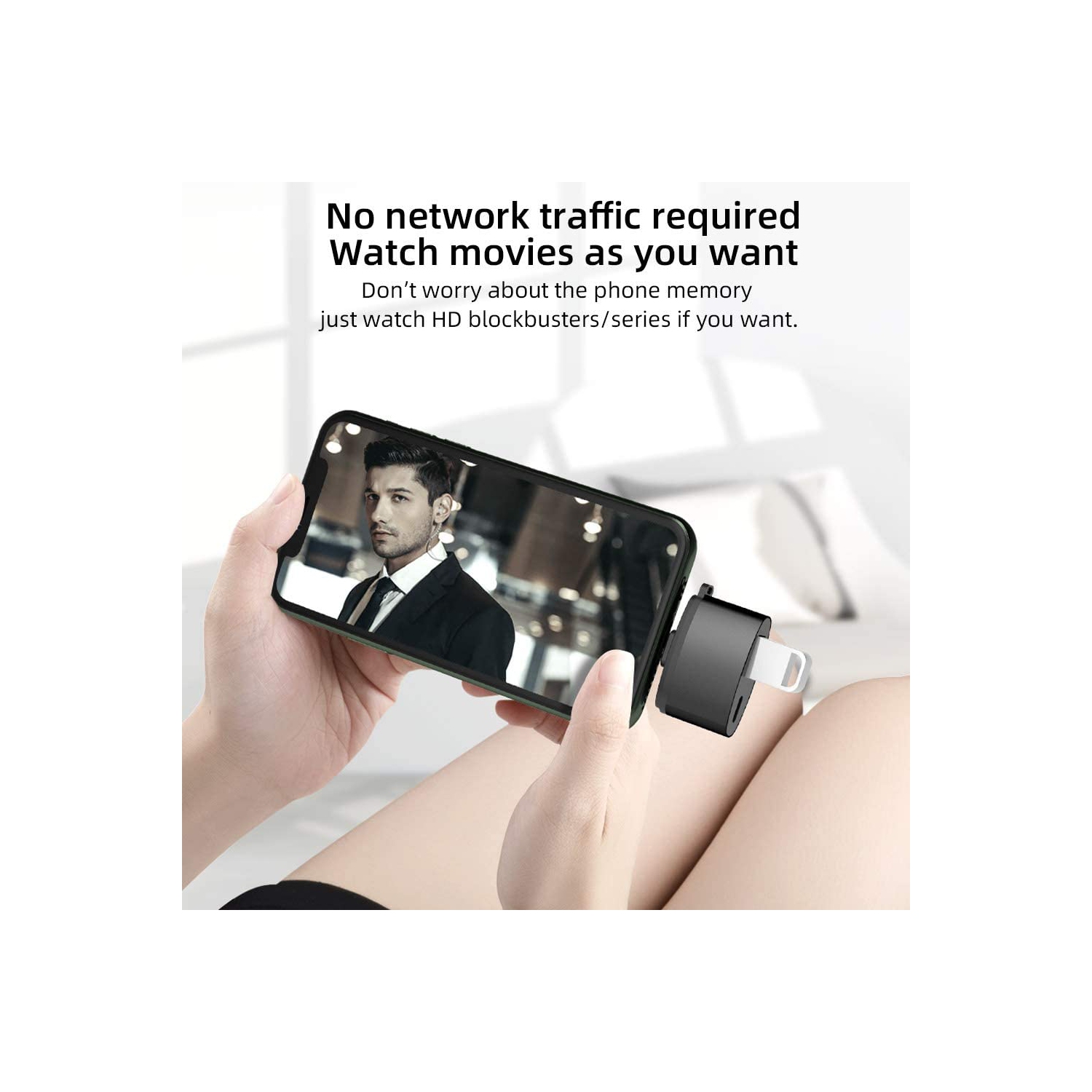 USB Camera Adapter,USB 3.0 Female OTG Adapter Compatible with Phone/Pad,Portable USB Adapter for Phone with Charging Port,Support Connect Camera,Card