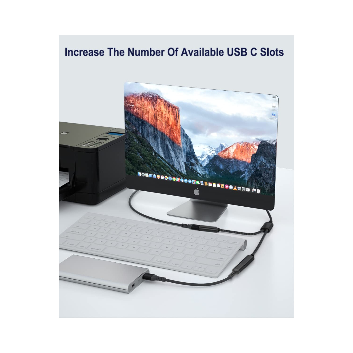 USB Male to Double USB C Female Adapter,Type A Charger Cable Dual Two Splitter for MagSafe,Apple Watch iWatch Series 7,iPhone 11 12 13 Pro