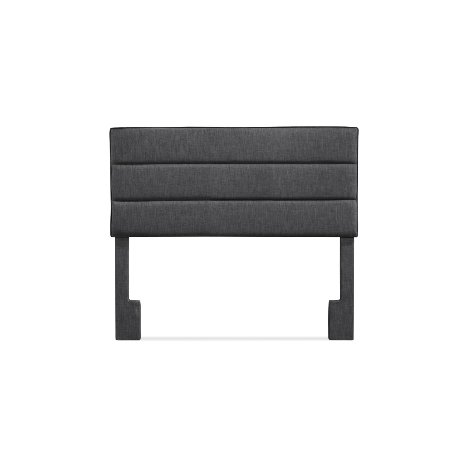 Tête de lit rembourrée Palisades de Serta pour grand lit - Gris anthracite