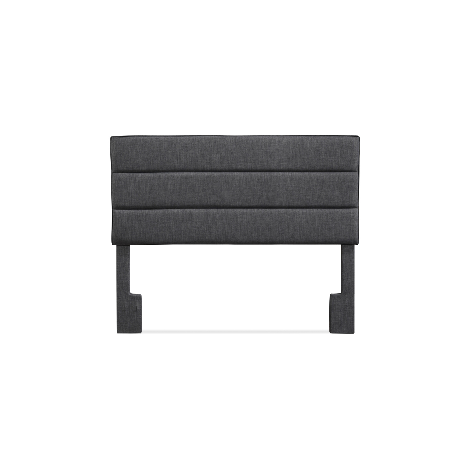 Tête de lit rembourrée Palisades de Serta pour grand lit - Gris anthracite