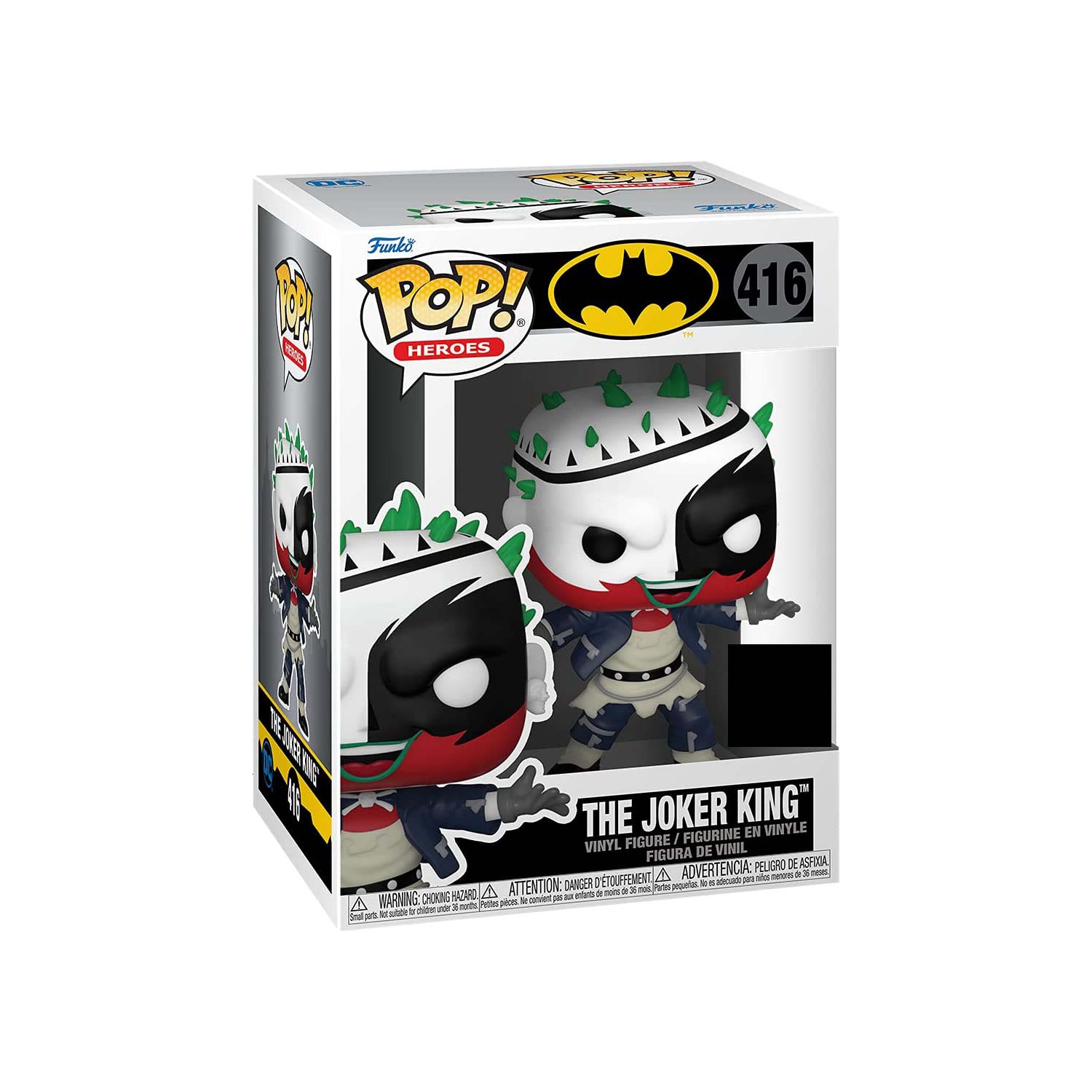 Pop DC Heroes Batman 3.75 Inch Action Figure Exclusive - The Joker King #416