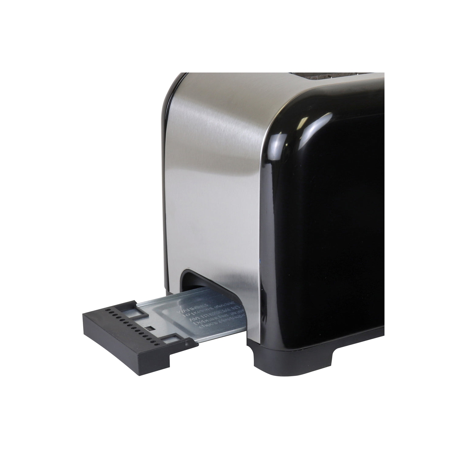 Kenmore 2-Slice Toaster, BLACK Stainless Steel, Extra Wide Slots, Bagel, Defrost, 9 Shade Settings