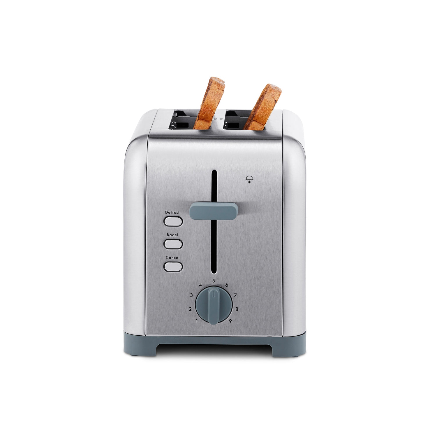 Kenmore 2-Slice Toaster, Stainless Steel, Extra Wide Slots, Bagel, Defrost, 9 Shade Settings