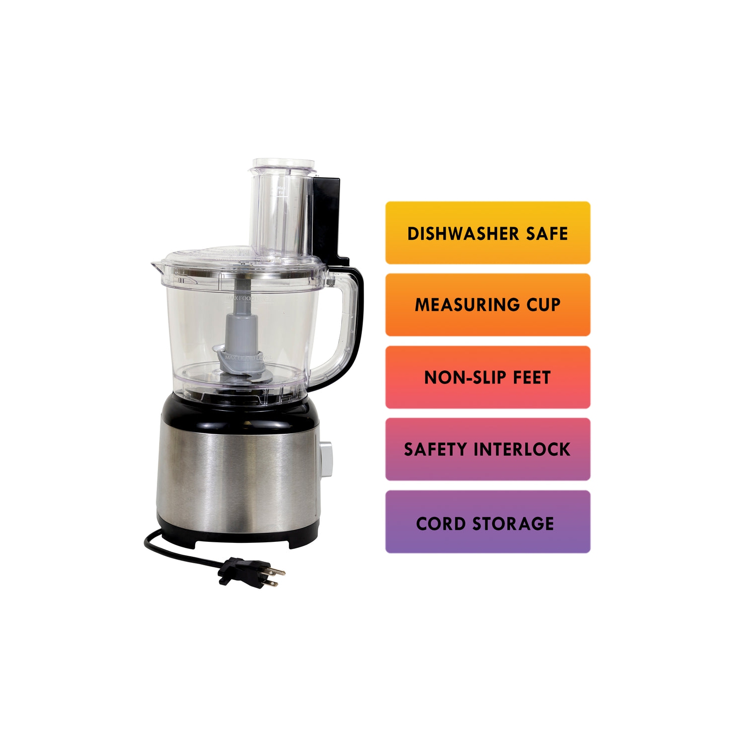 Kenmore Food Processor and Vegetable Chopper, Black