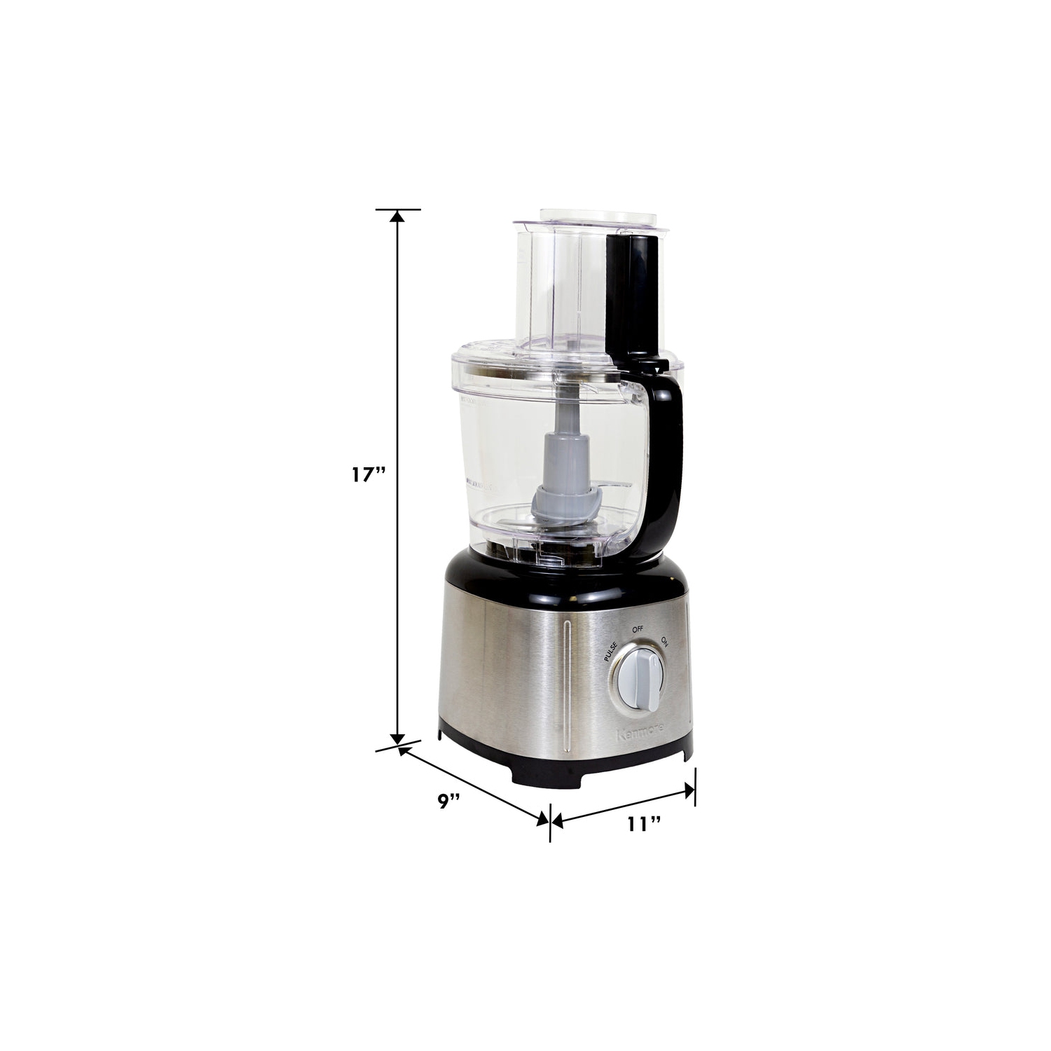 Kenmore Food Processor and Vegetable Chopper, Black