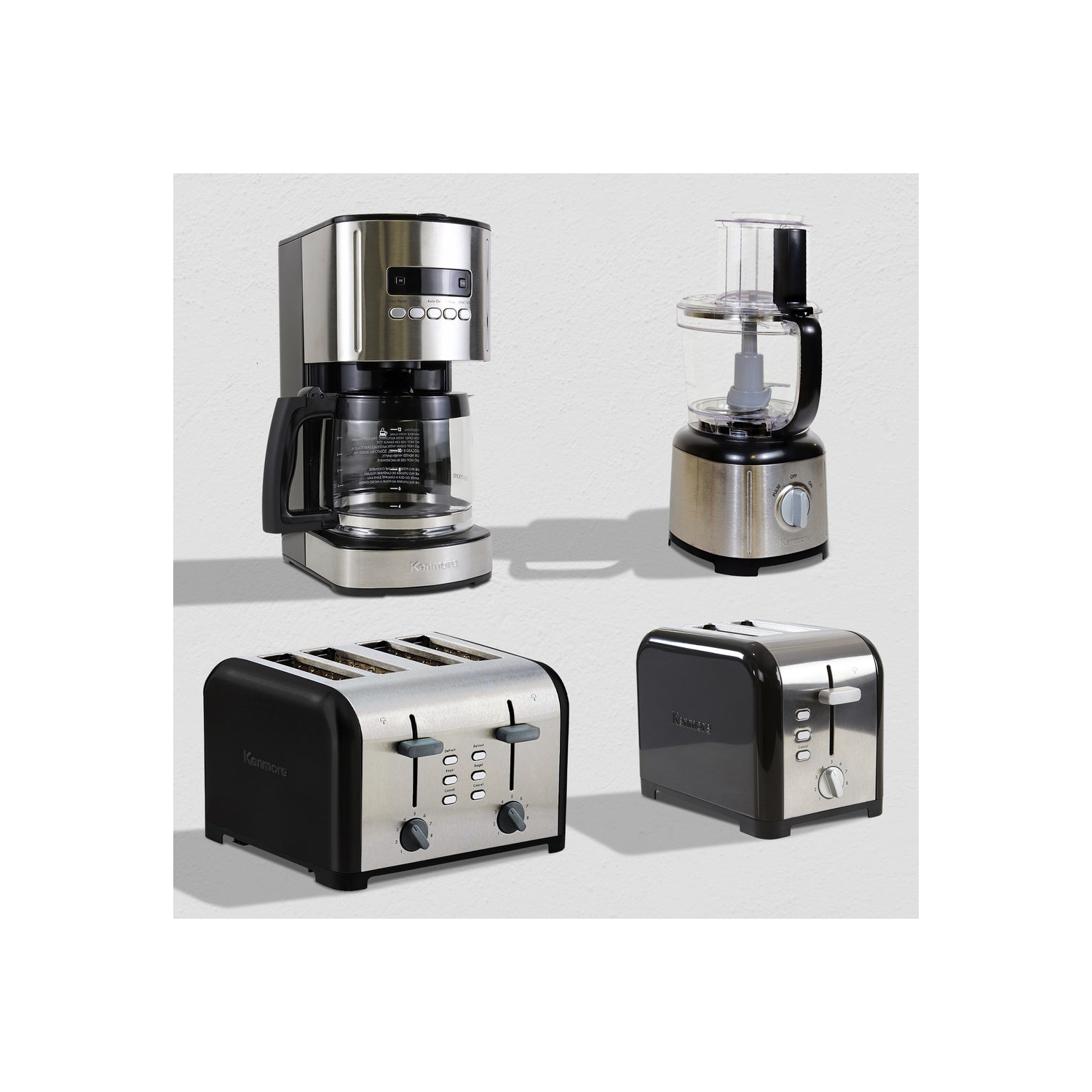 Kenmore Food Processor and Vegetable Chopper, Black