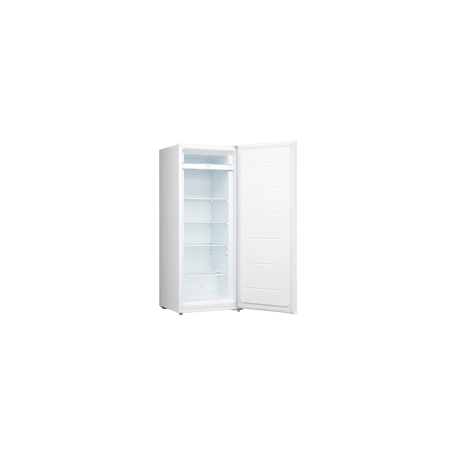 Koolatron Garage-Ready Upright Freezer 7.0 cu ft White, Low-Frost, Flat Back, Glass Shelves