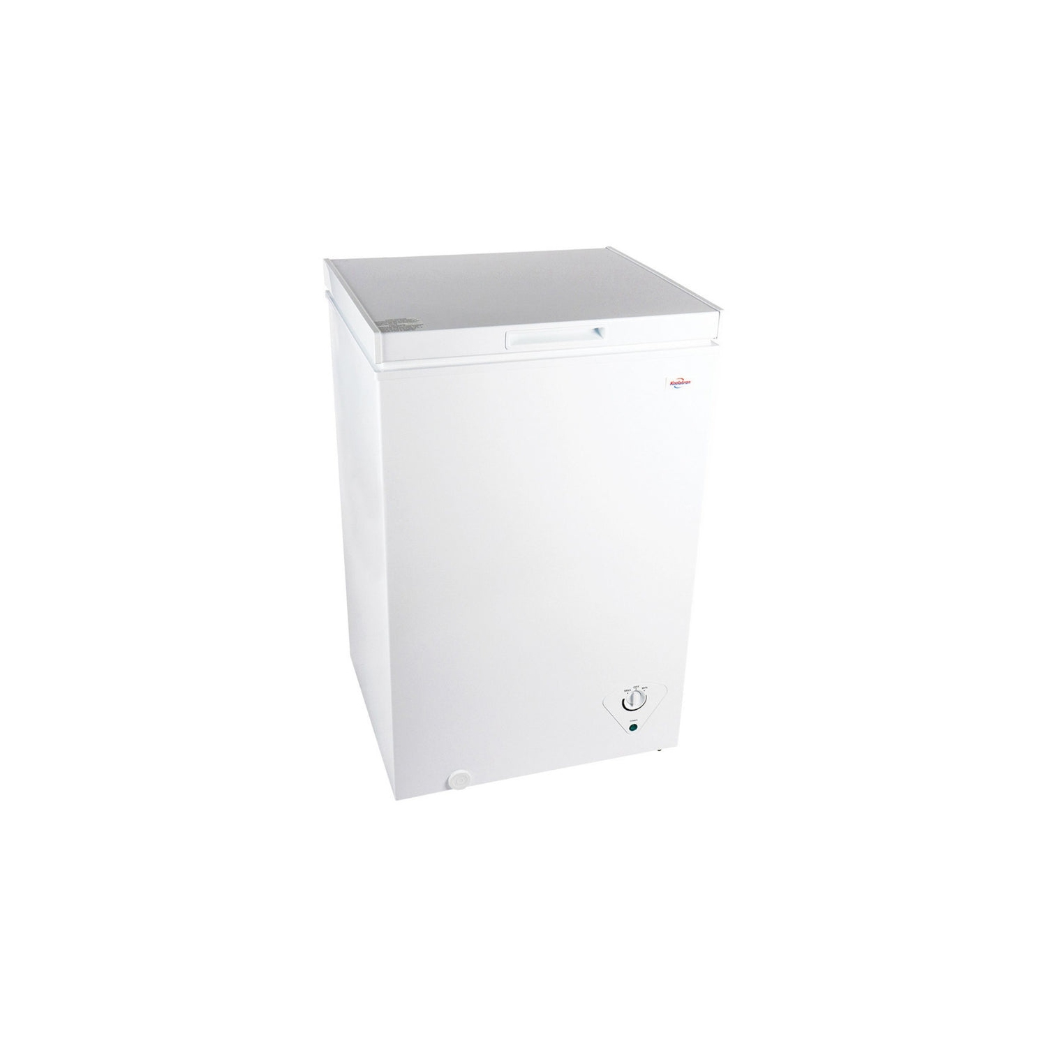 Koolatron – congélateur-coffre compact de 3.5 pi3, blanc, dégivrage manuel écoénergétique, dos plat