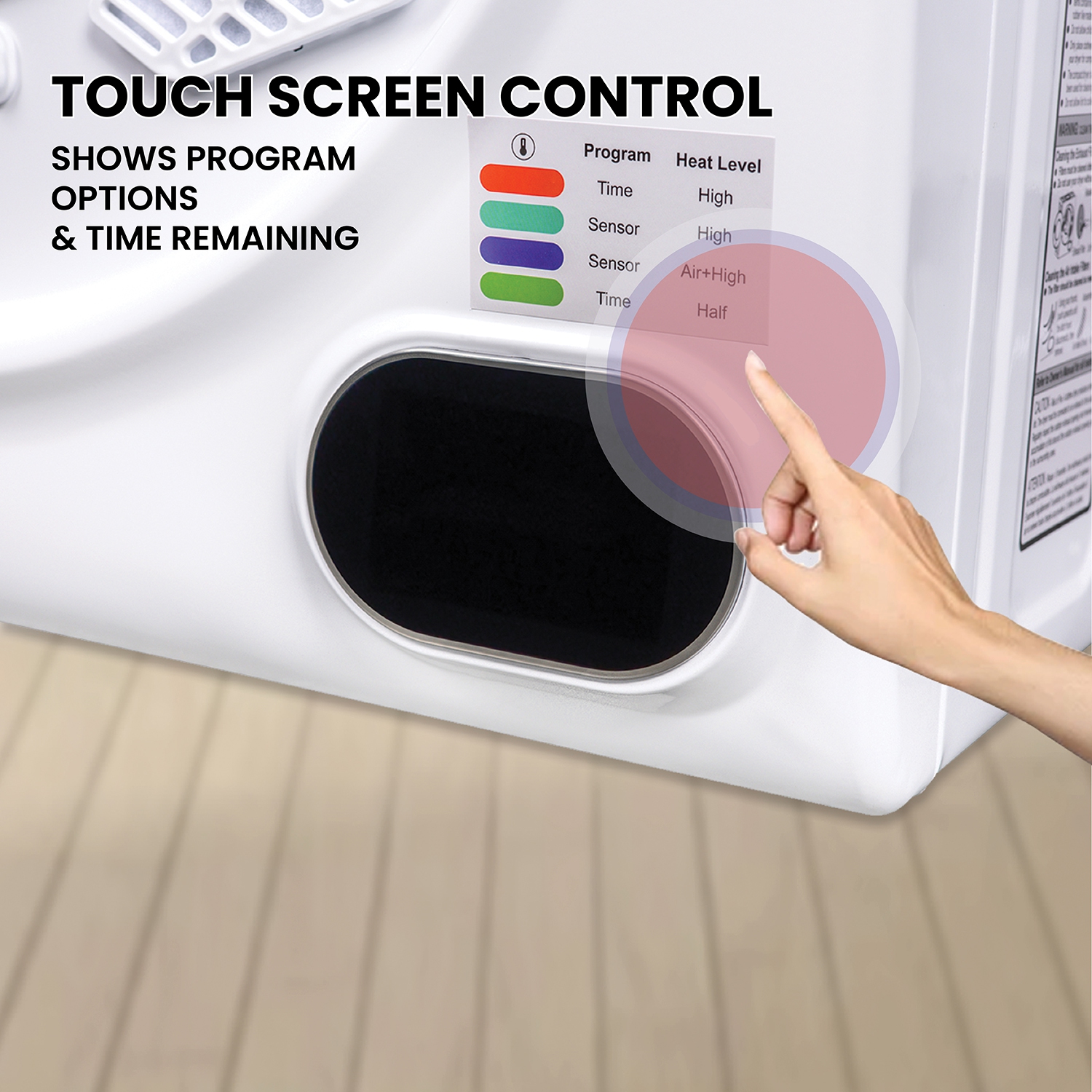 Equator Compact Vented Sensor Dryer 3.5cf/13lbs 110V Bottom control DIGITAL