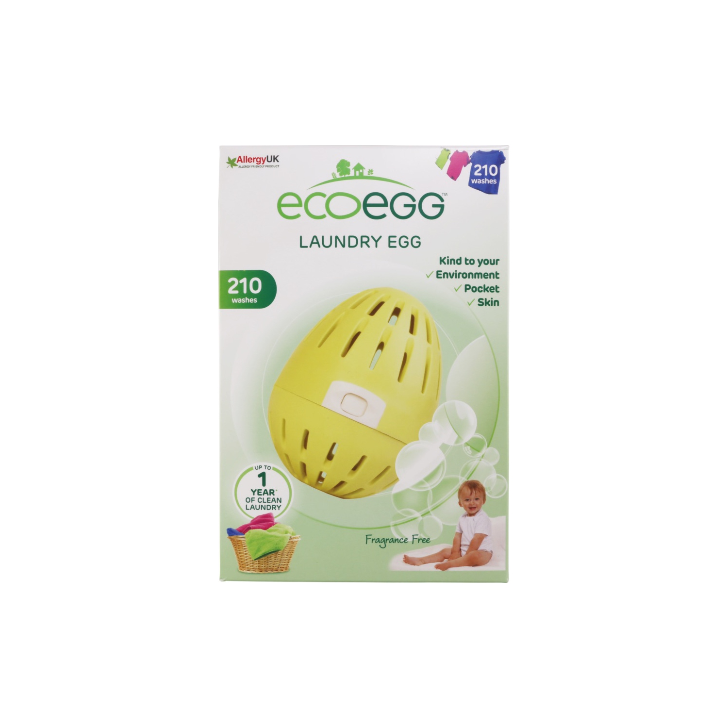 Ecoegg Lessive Oeuf 210 Lavages Sans Parfum