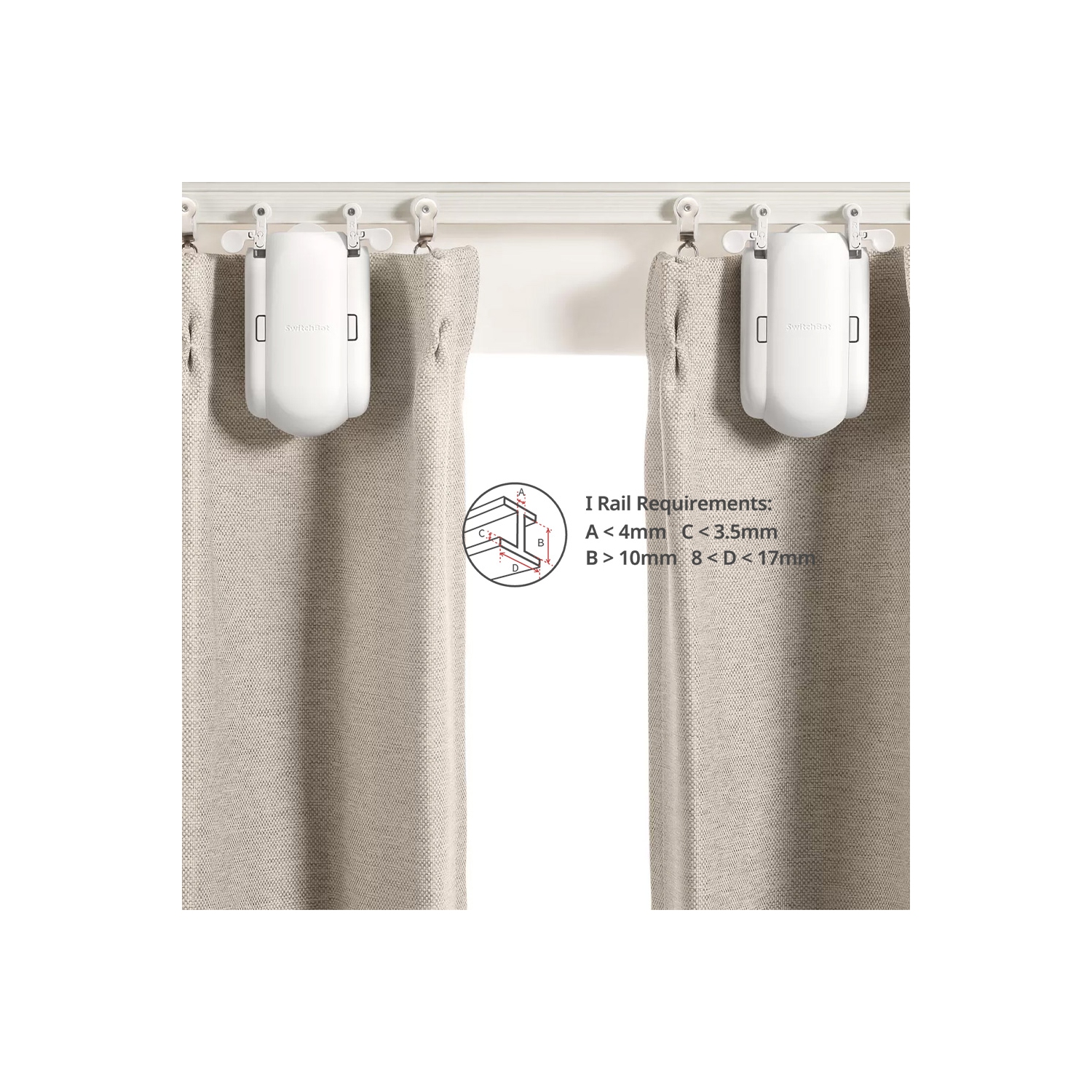 Rideau SwitchBot, blanc