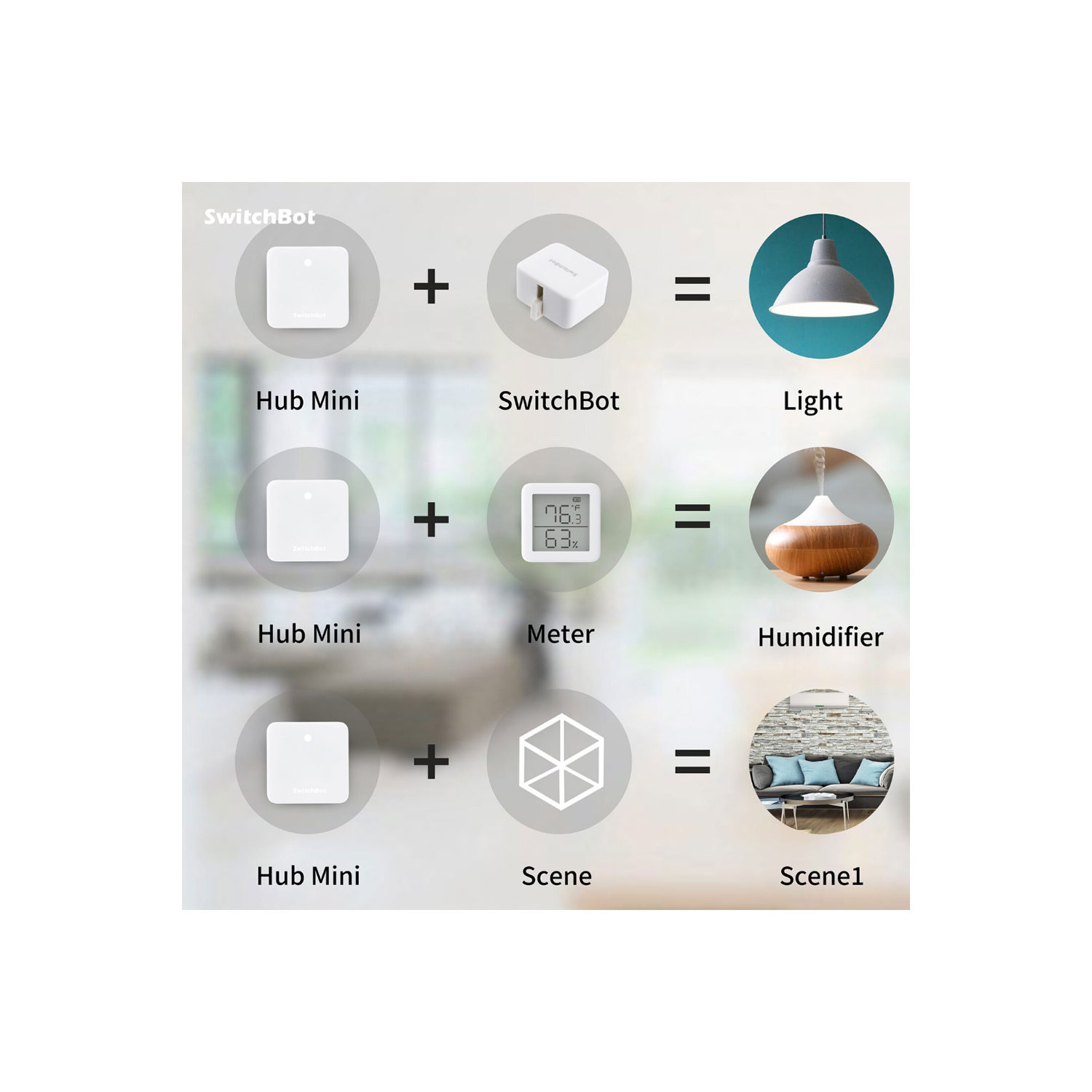 SwitchBot Hub Mini | Smart Remote - IR Blaster, Link SwitchBot to Wi-Fi, Control TV, Air Conditioner, Compatible with Alexa, Google Home, IFTTT