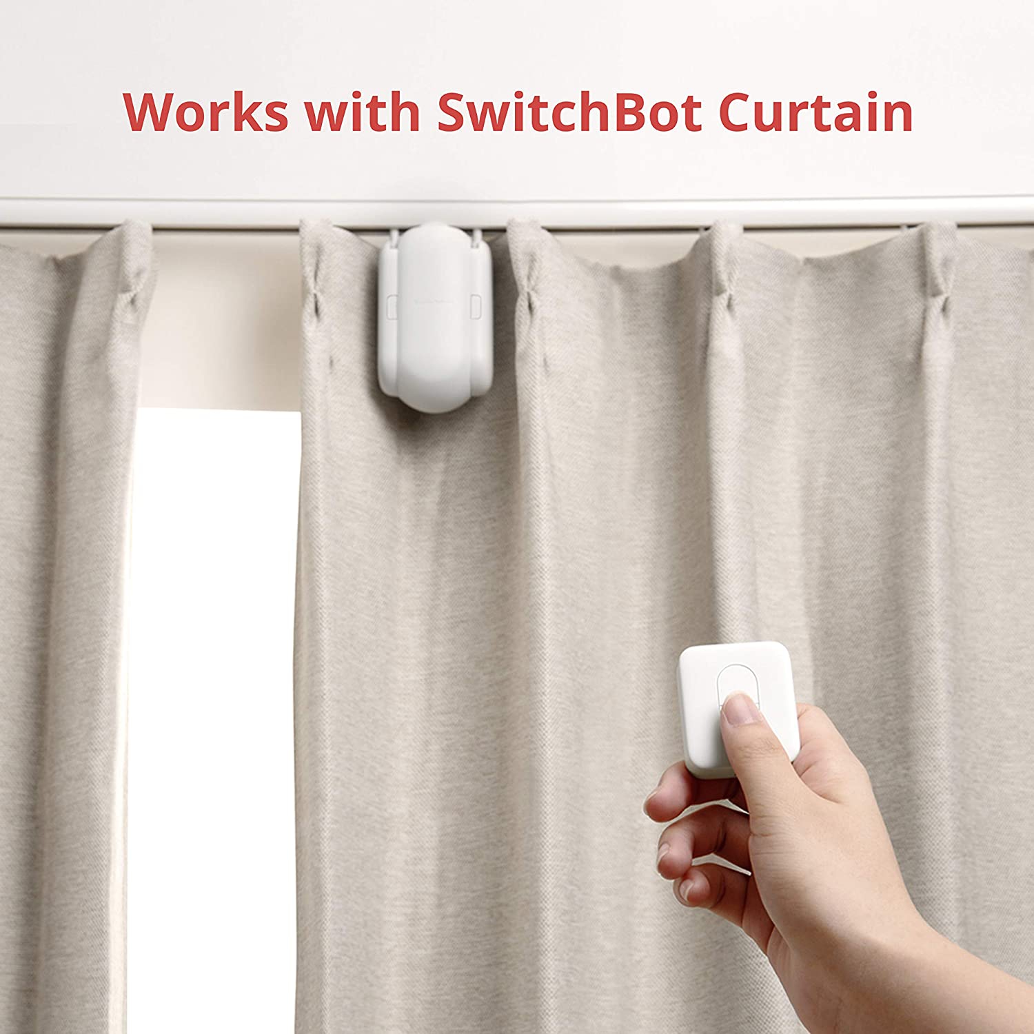 Télécommande SwitchBot | Bouton One Touch pour SwitchBot Bot, SwitchBot Curtain, SwitchBot Color Bulb et SwitchBot LED Strip Light Compatible,
