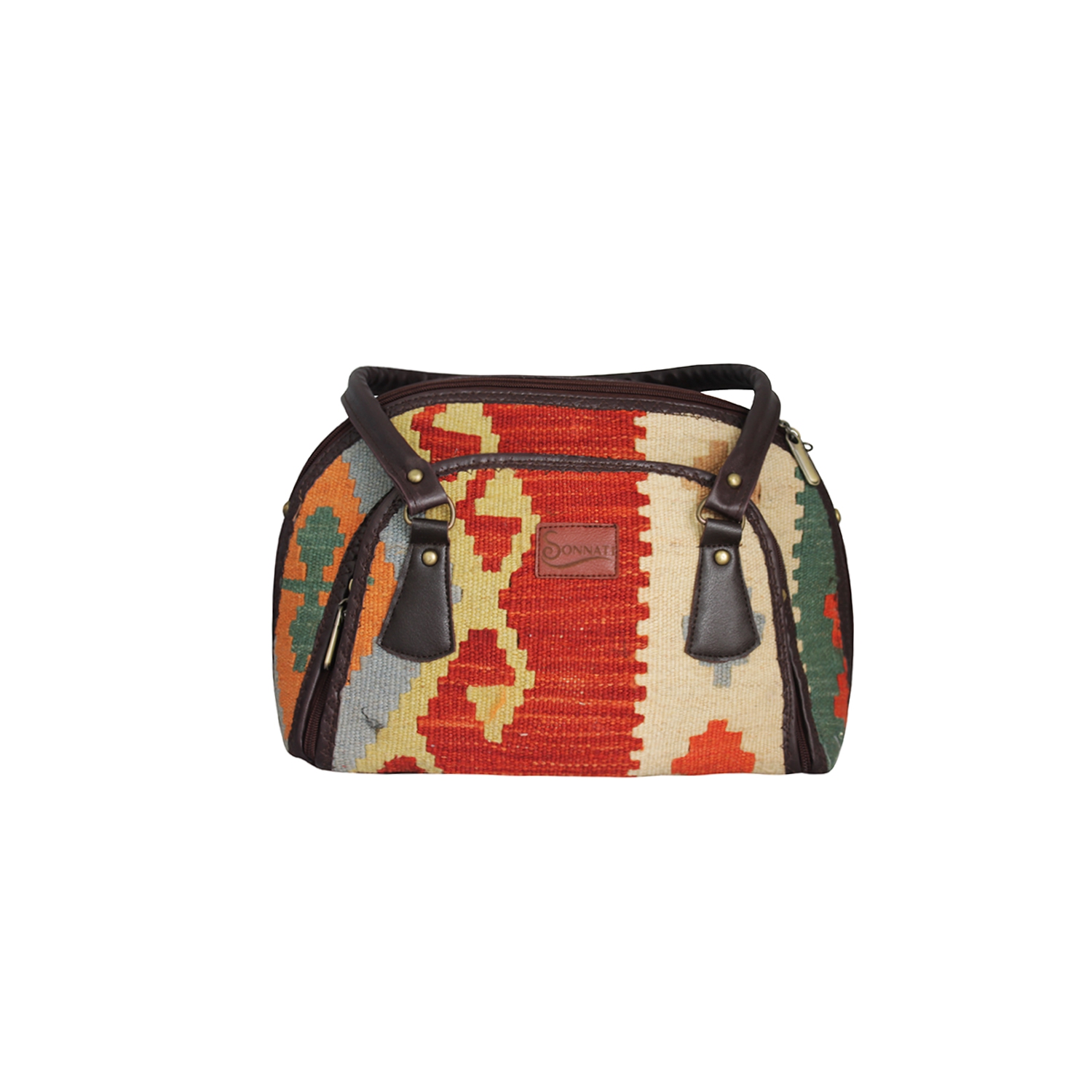 Sac à main en laine de Kilim de SONNATI