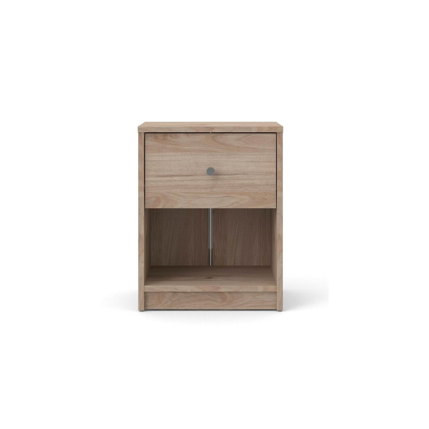 Tvilum Canada 2-Piece Furniture 1-Drawer Nightstand Set in Jackson Hickory