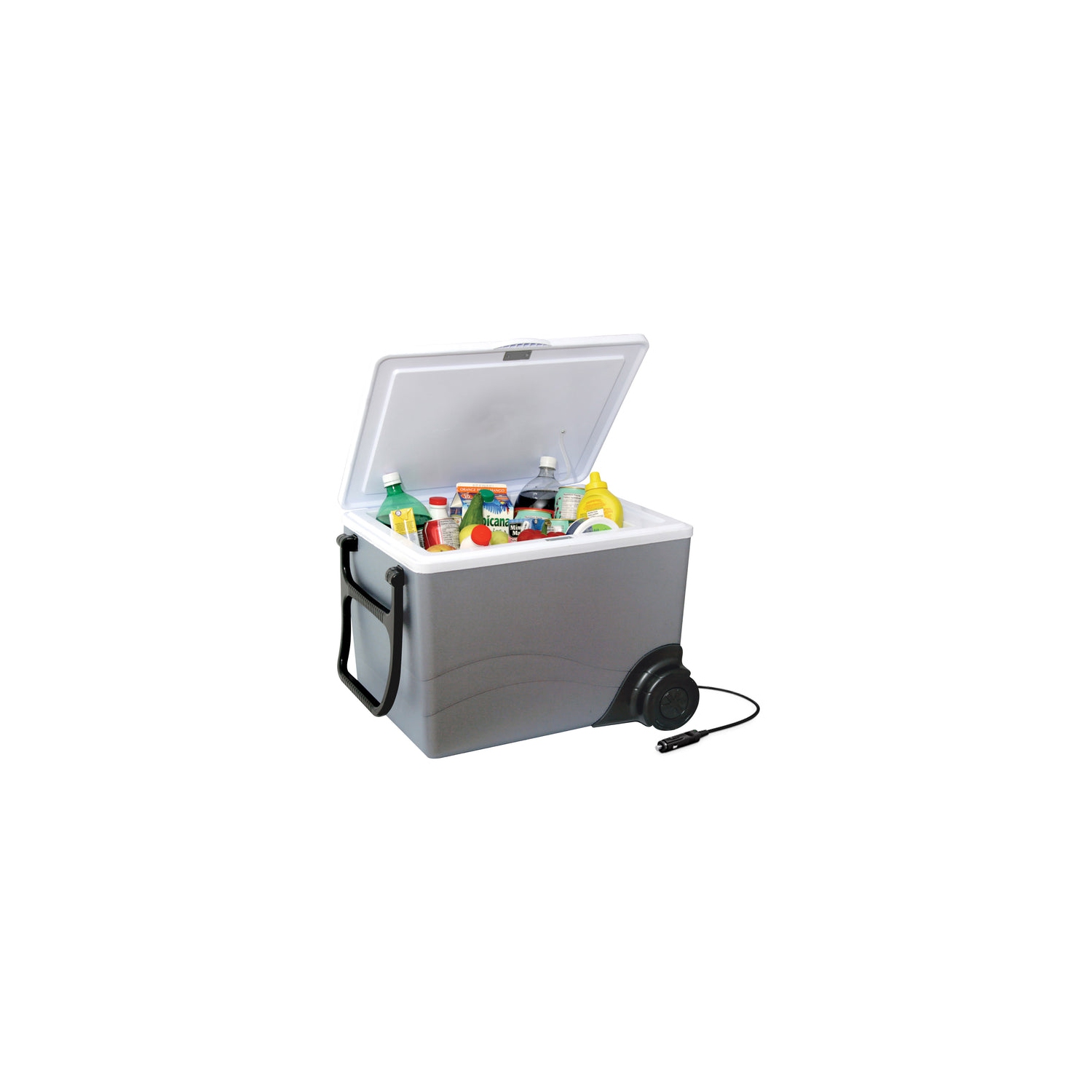 Koolatron Kool Wheeler W75 Thermoelectric Iceless 12V Cooler Warmer, 34L / 36 Quart Capacity, For Camping, Travel, Truck, SUV, Car, Boat, RV,
