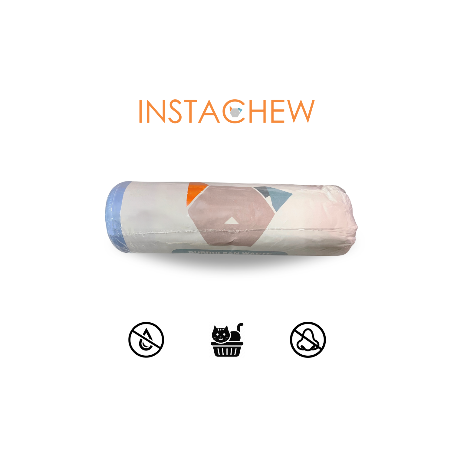 INSTACHEW – sacs à déchets PurrClean pour litière, sacs Pet Poop pour bac à litière intelligent, anti-fuites, non parfumés, poignées à attache