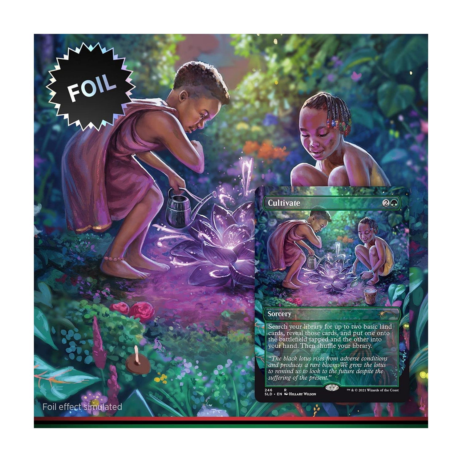 Magic: The Gathering Secret Lair - Premium Foil Edition - Black is Magic