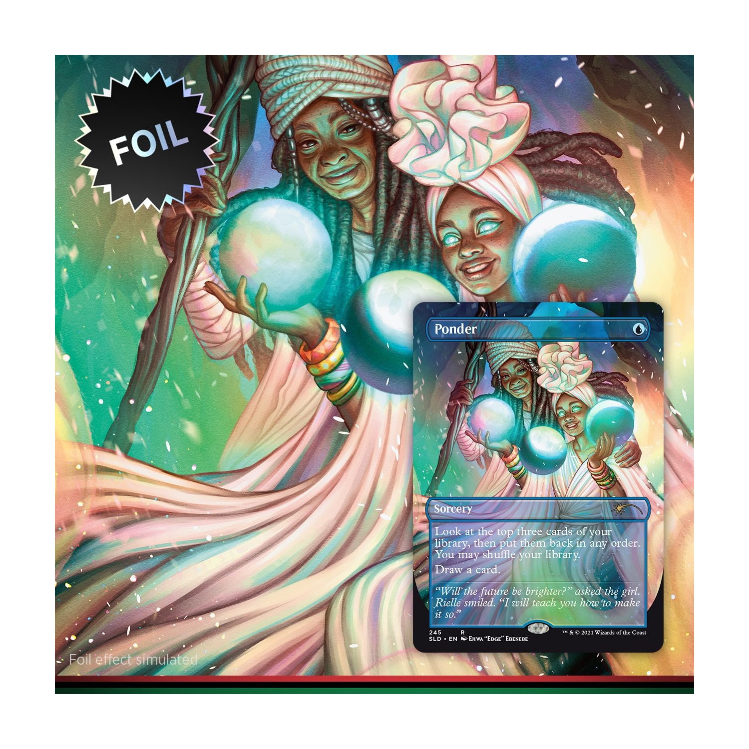 Magic: The Gathering Secret Lair - Premium Foil Edition - Black is Magic