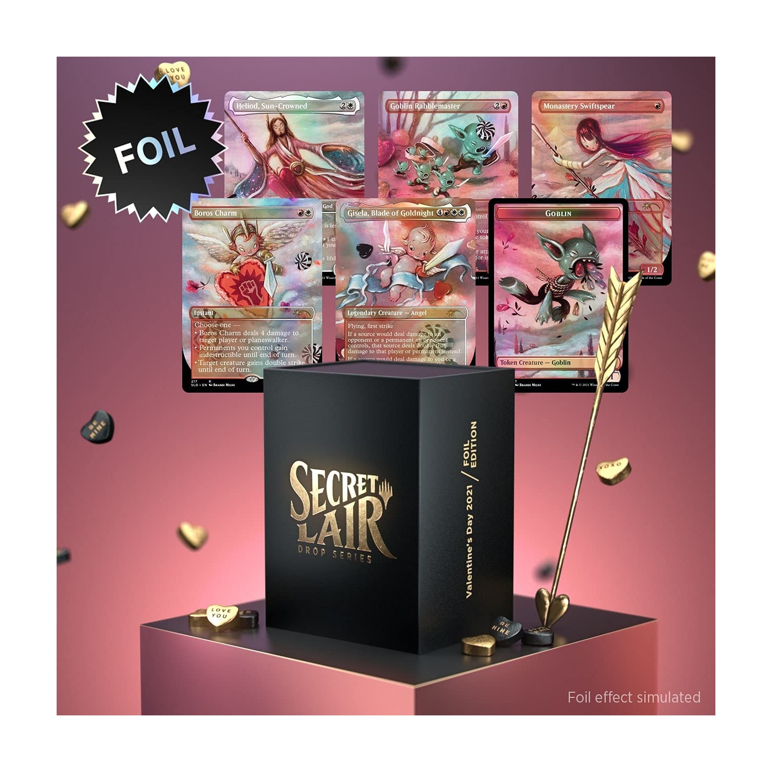 Magic: The Gathering Secret Lair - Premium Foil Edition - 2021 Valentines Day