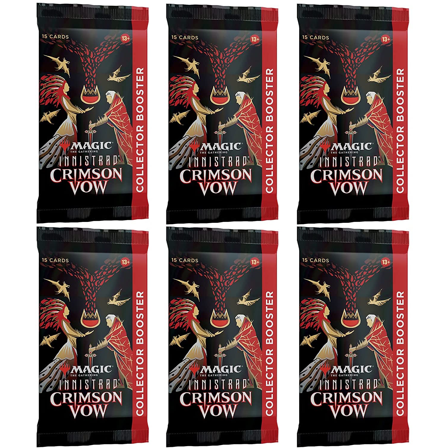 Magique : The Gathering - Innistrad: Cramoisi – 6 paquets