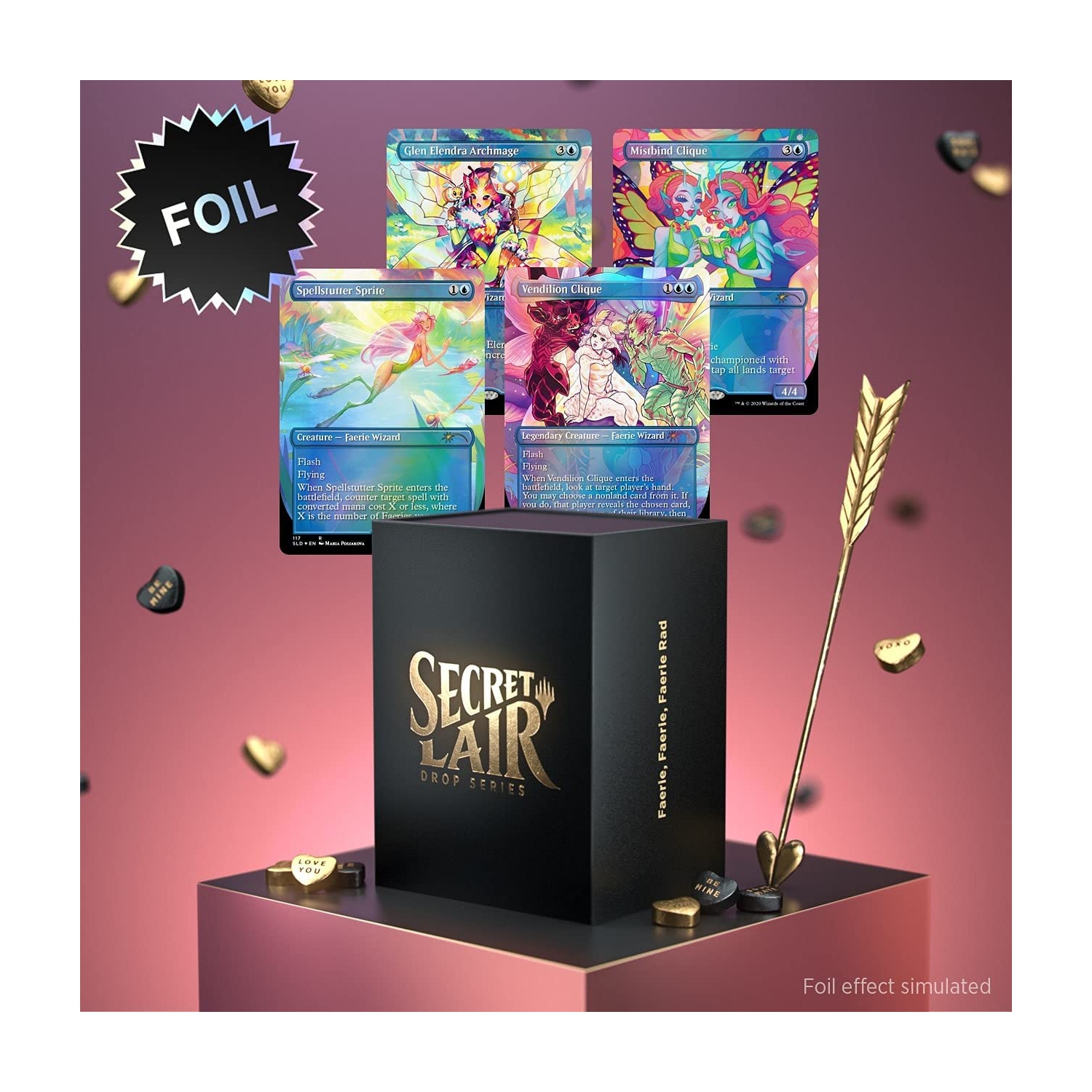 Magique : The Gathering Secret Lair - Premium Foil Edition - Feyrie, Feyrie et Feyrie Rad