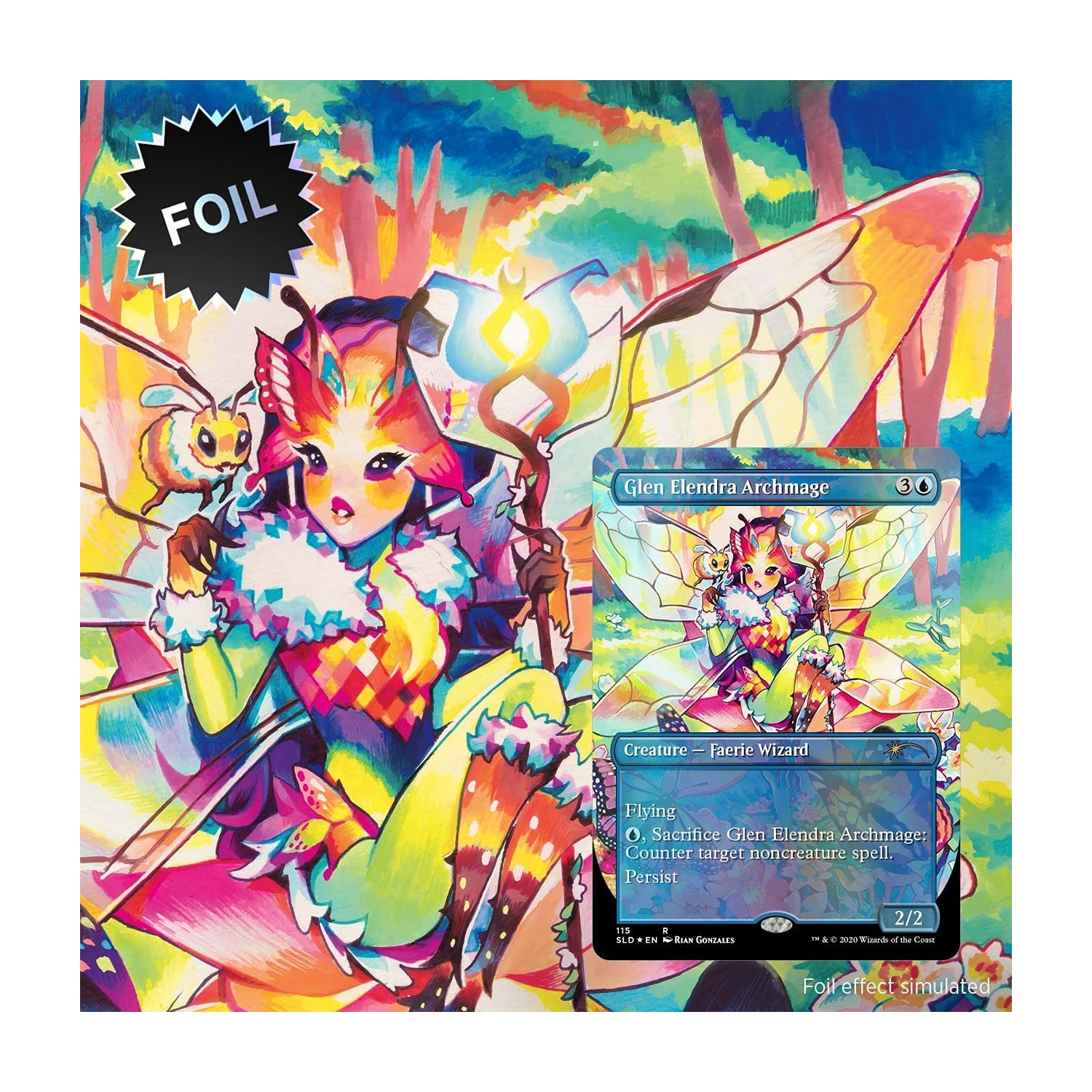 Magique : The Gathering Secret Lair - Premium Foil Edition - Feyrie, Feyrie et Feyrie Rad