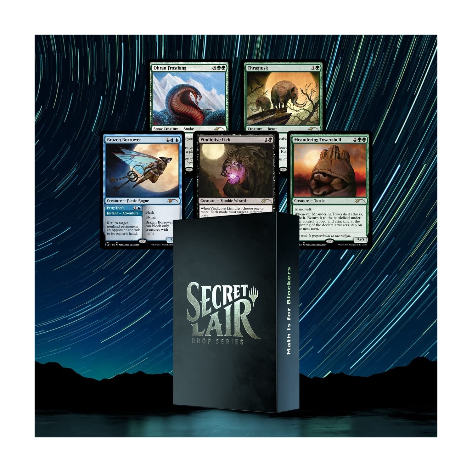 Magique : The Gathering Secret Lair, édition non métallisée, pour les bloqueurs