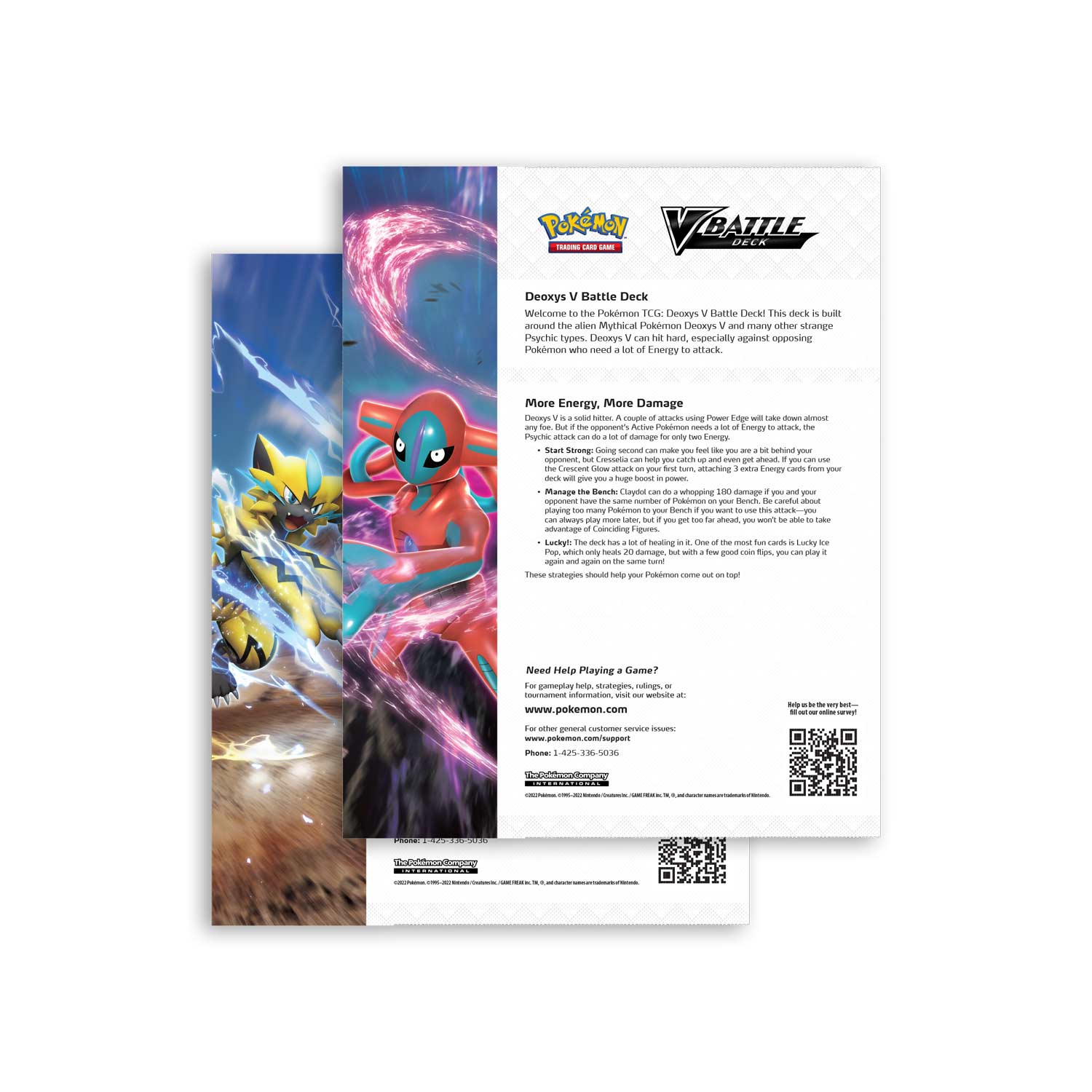 Pokemon TCG: Zeraora V vs Deoxys V Battle Deck Bundle – Inked Gaming