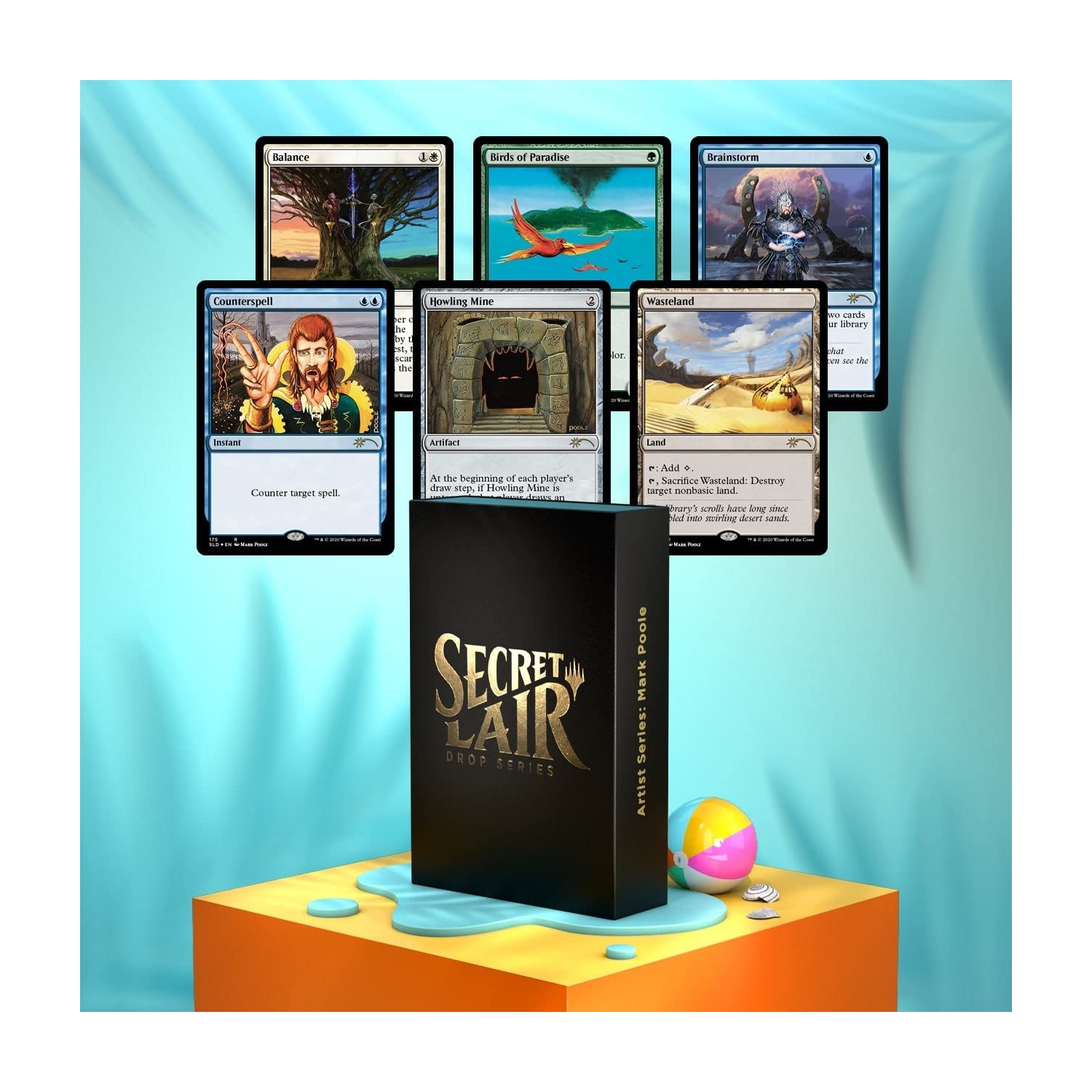 Magique : The Gathering Secret Lair - Édition non métallisée - série Artist : Mark Poole