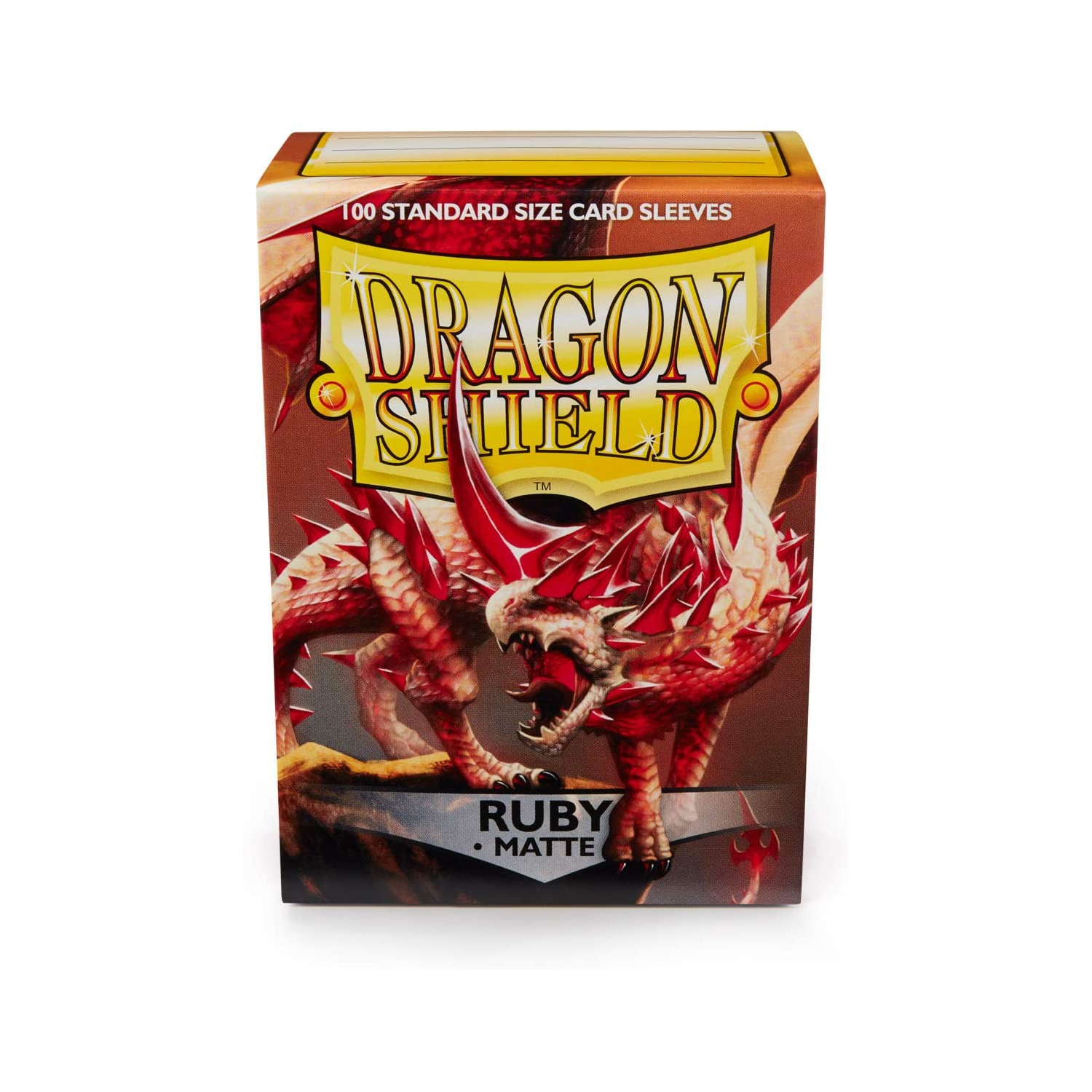 Dragon Shield 100ct Standard Card Sleeves - Matte Ruby Red