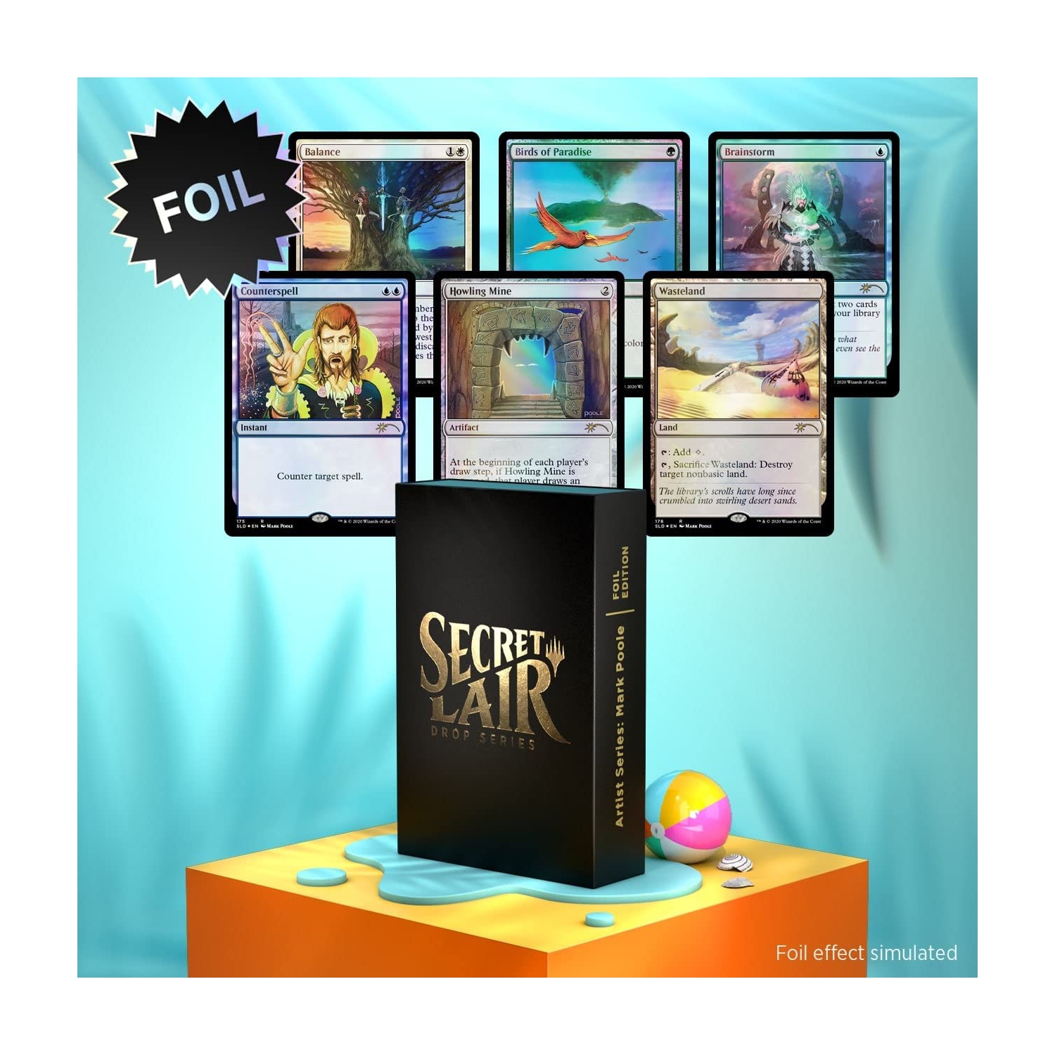 Magique : The Gathering Secret Lair - Premium Foil Edition - Artist Series: Mark Poole
