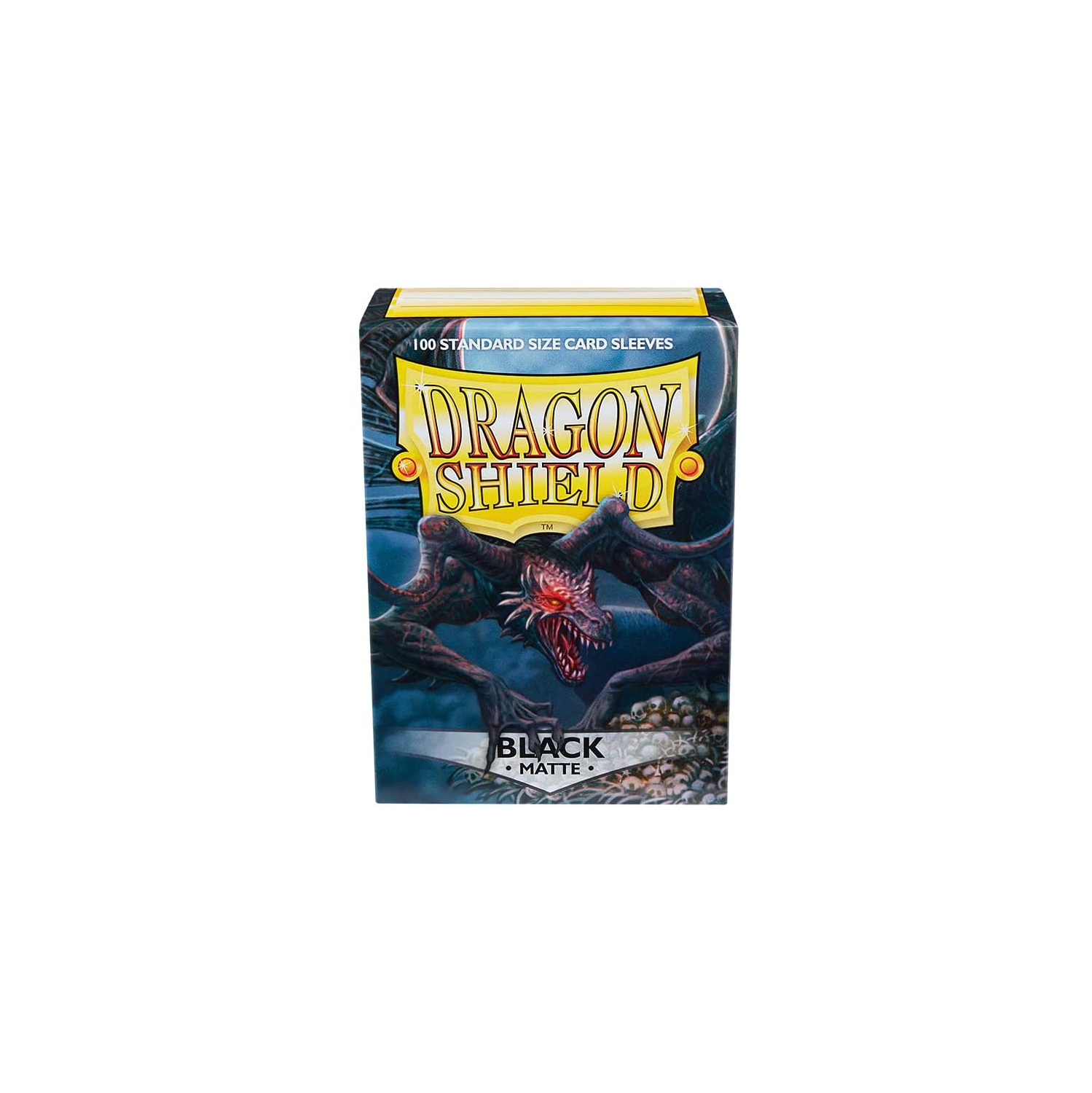 Dragon Shield 100ct Standard Card Sleeves - Matte Black
