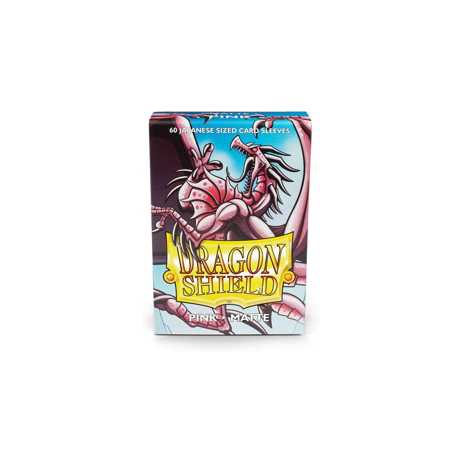 Dragon Shield 60ct Japanese Mini Card Sleeves Display Case - Matte Pink