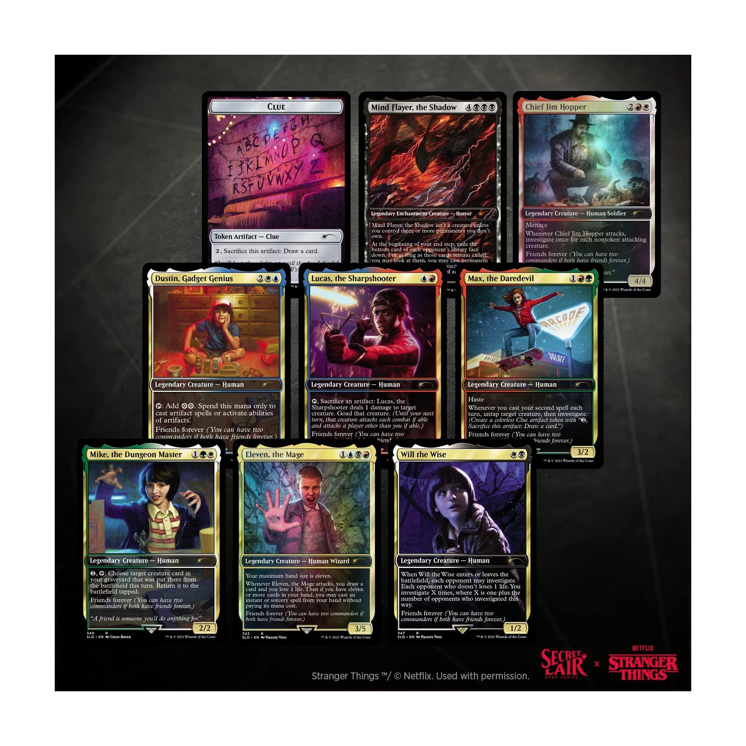 Magique : The Gathering Secret Lair - Premium Foil Edition - MTG x Stranger Things