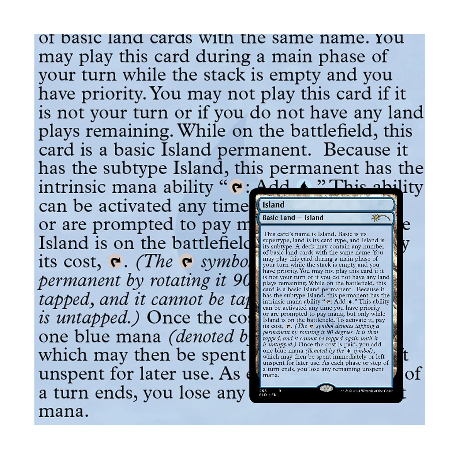 Magique : The Gathering Secret Lair - Édition non métallique - Full Text Lands